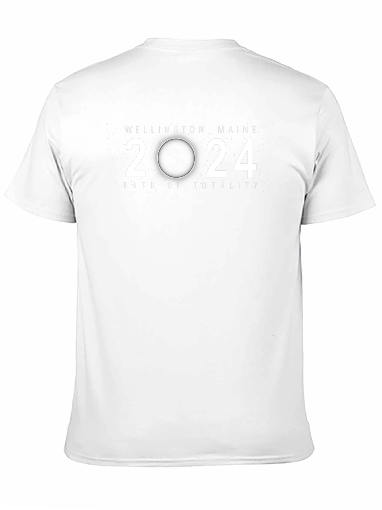 Wellington Maine 2024 Path of Totality Eclipse T-Shirt