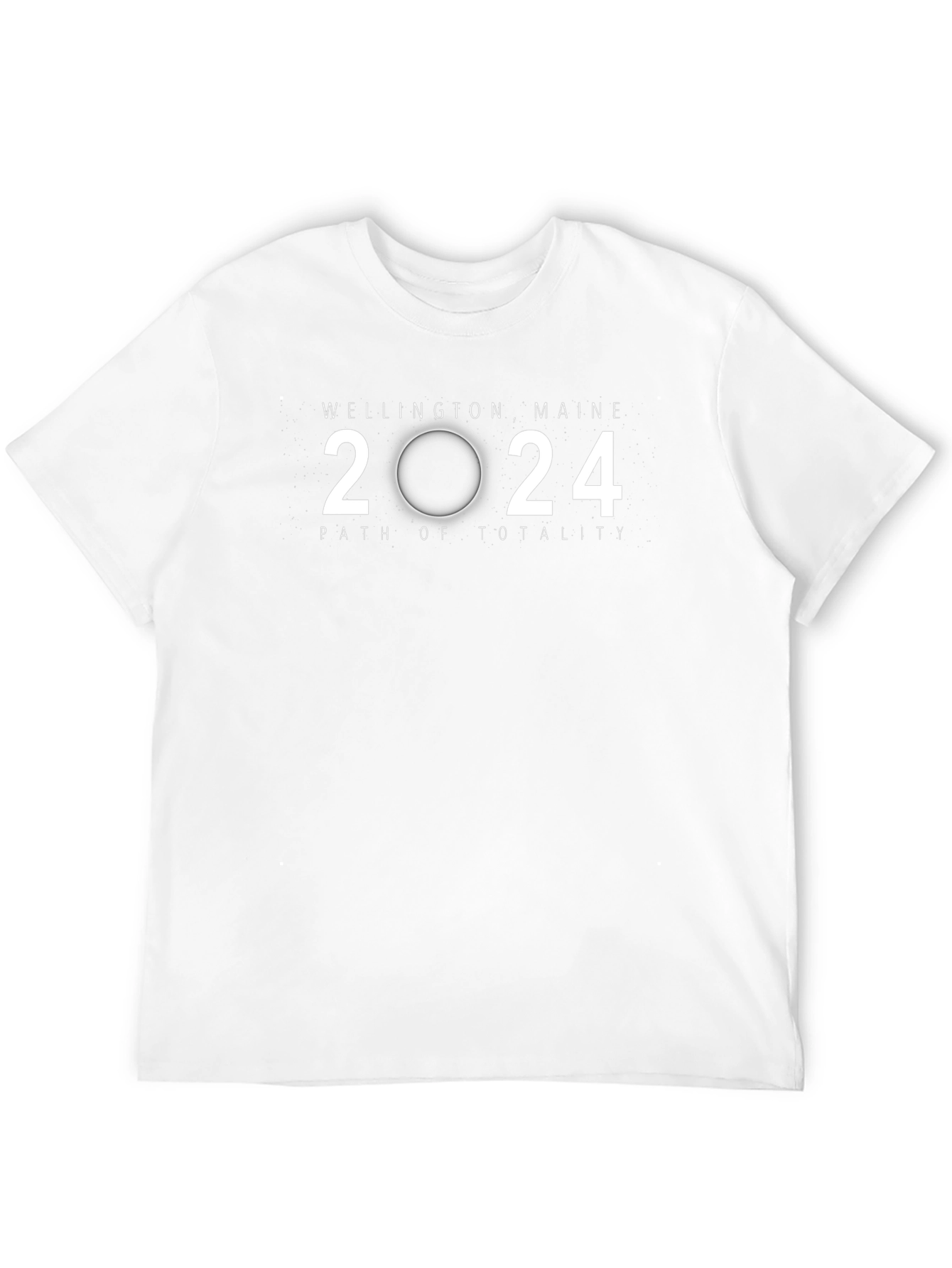 Wellington Maine 2024 Path of Totality Eclipse T-Shirt