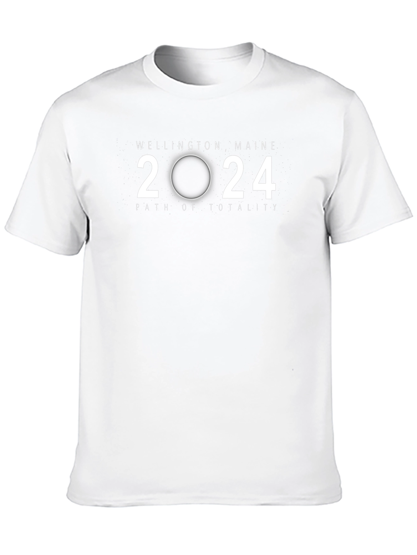 Wellington Maine 2024 Path of Totality Eclipse T-Shirt