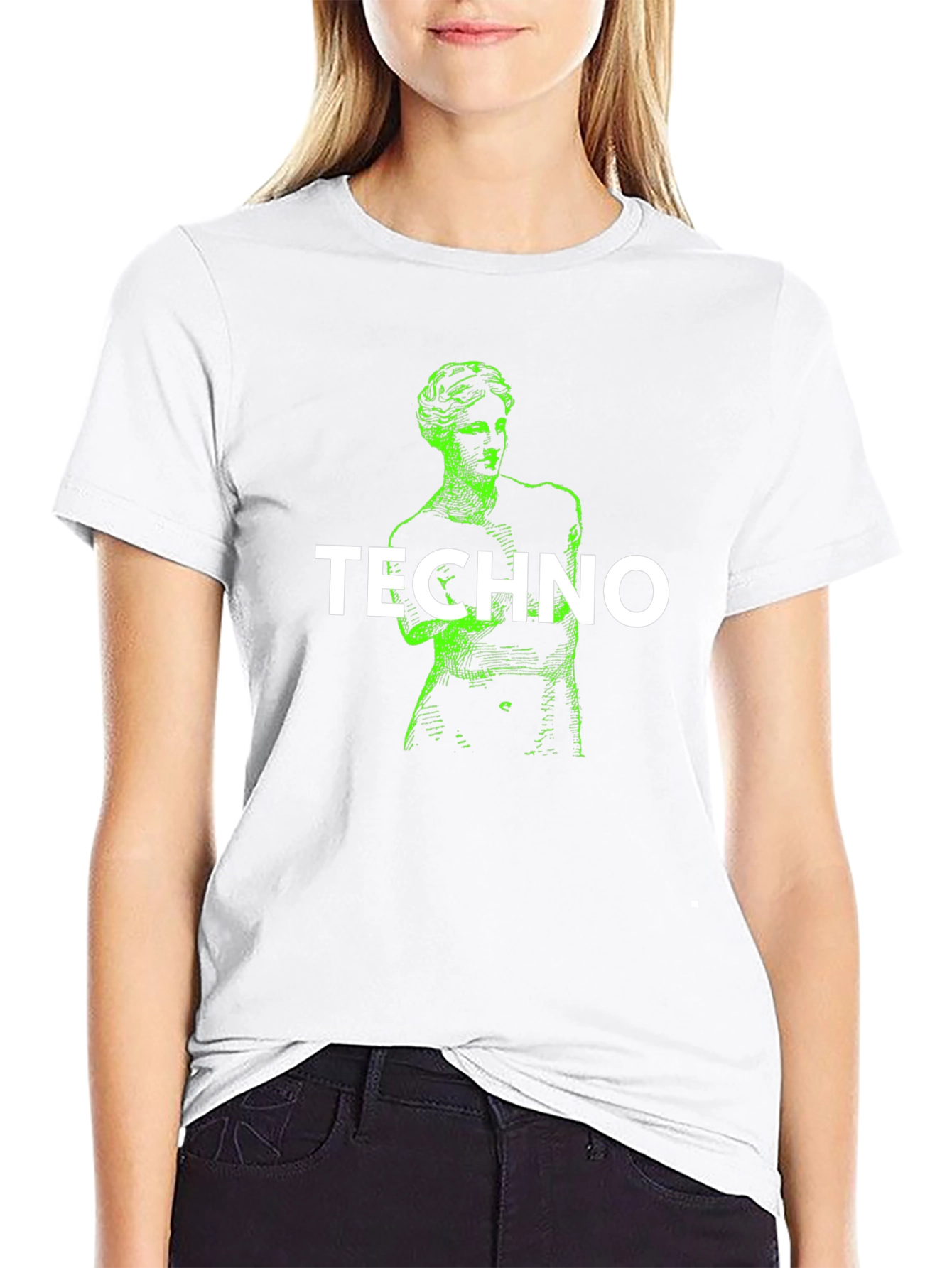Techno Graphic Print T-Shirt