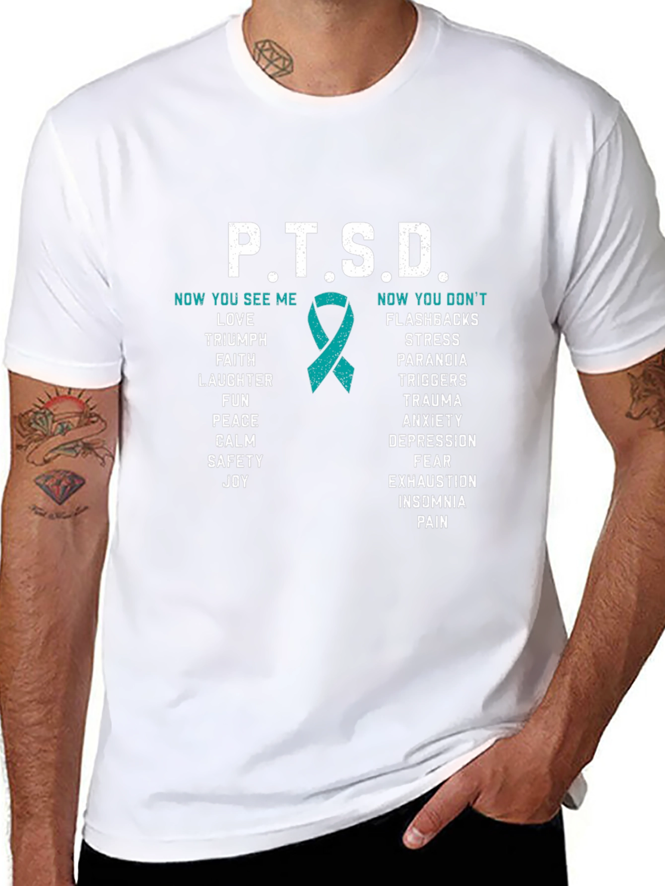P.T.S.D. Awareness Graphic T-Shirt