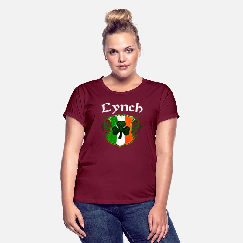 Lynch Irish Surname Ireland Flag Shield Shamrock