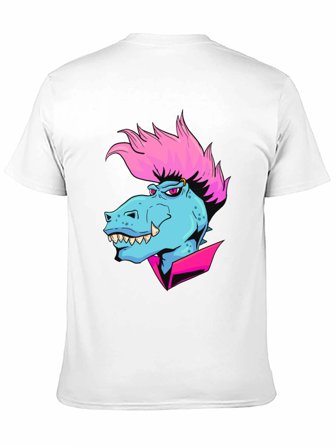 Cartoon Dinosaur Graphic T-Shirt