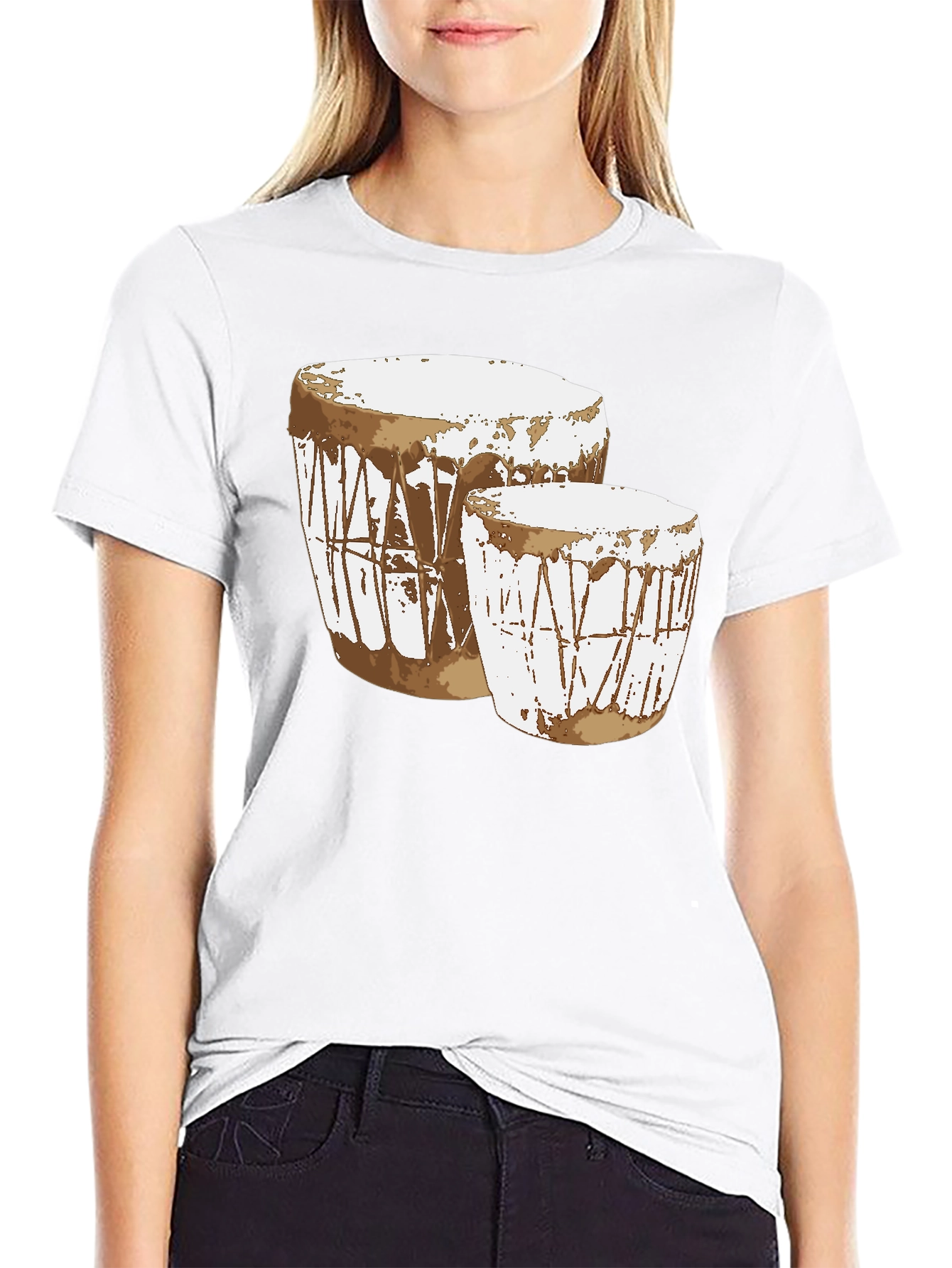 Drum Graphic T-Shirt - Music Lover Tee