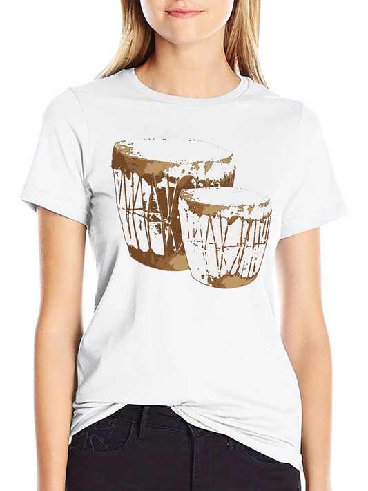 Drum Graphic T-Shirt - Music Lover Tee