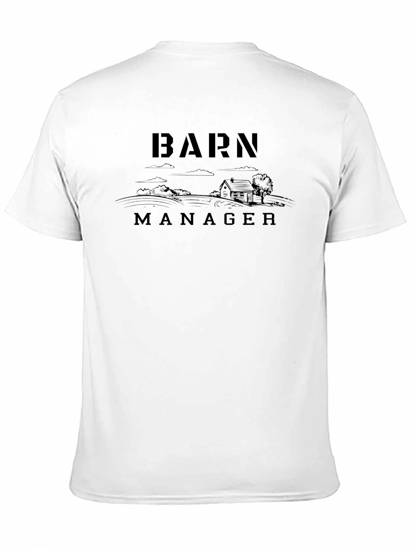 Barn Manager T-Shirt Farm Life Tee
