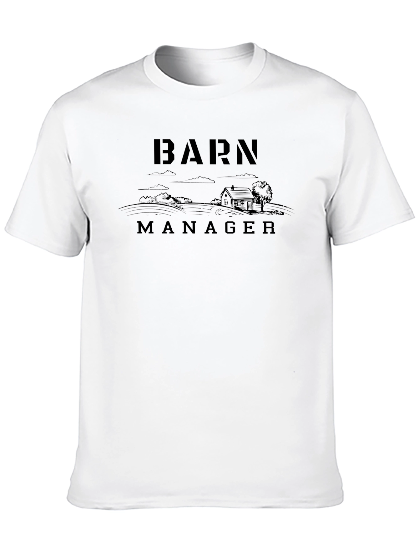 Barn Manager T-Shirt Farm Life Tee