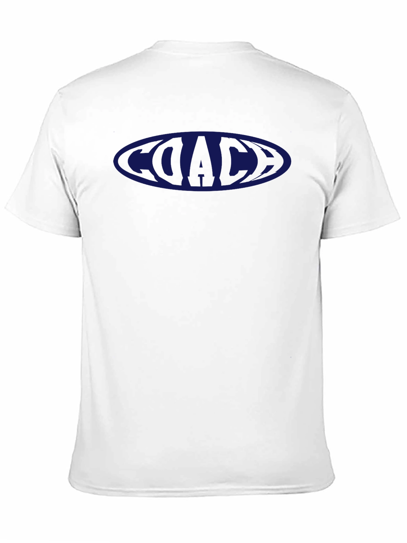 Coach T-Shirt Black with Blue Logo