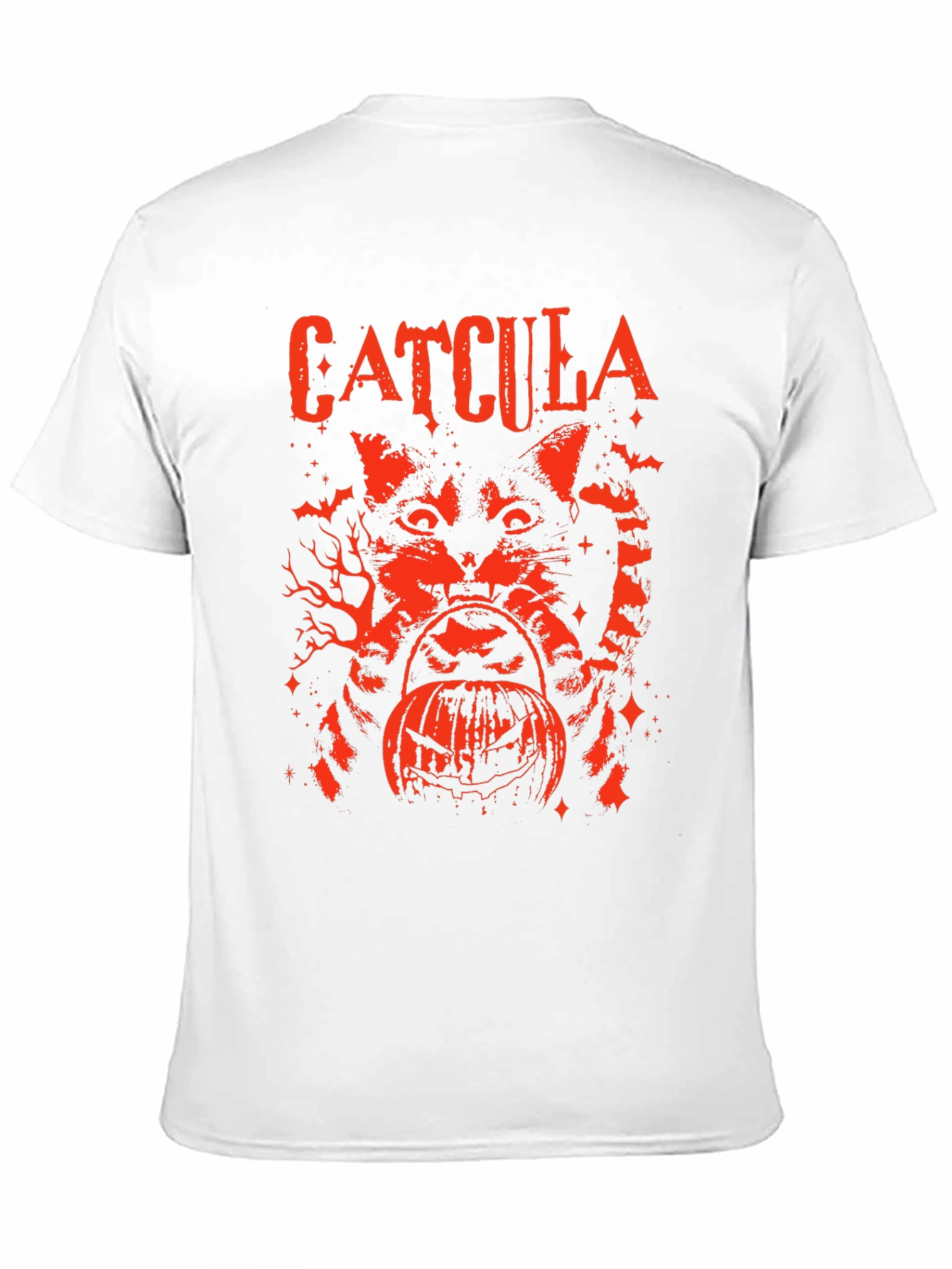 Catcula Halloween T-Shirt - Black