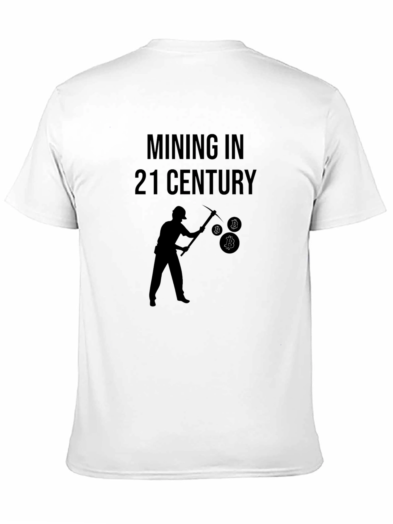 Mining in 21st Century T-Shirt Bitcoin Miner