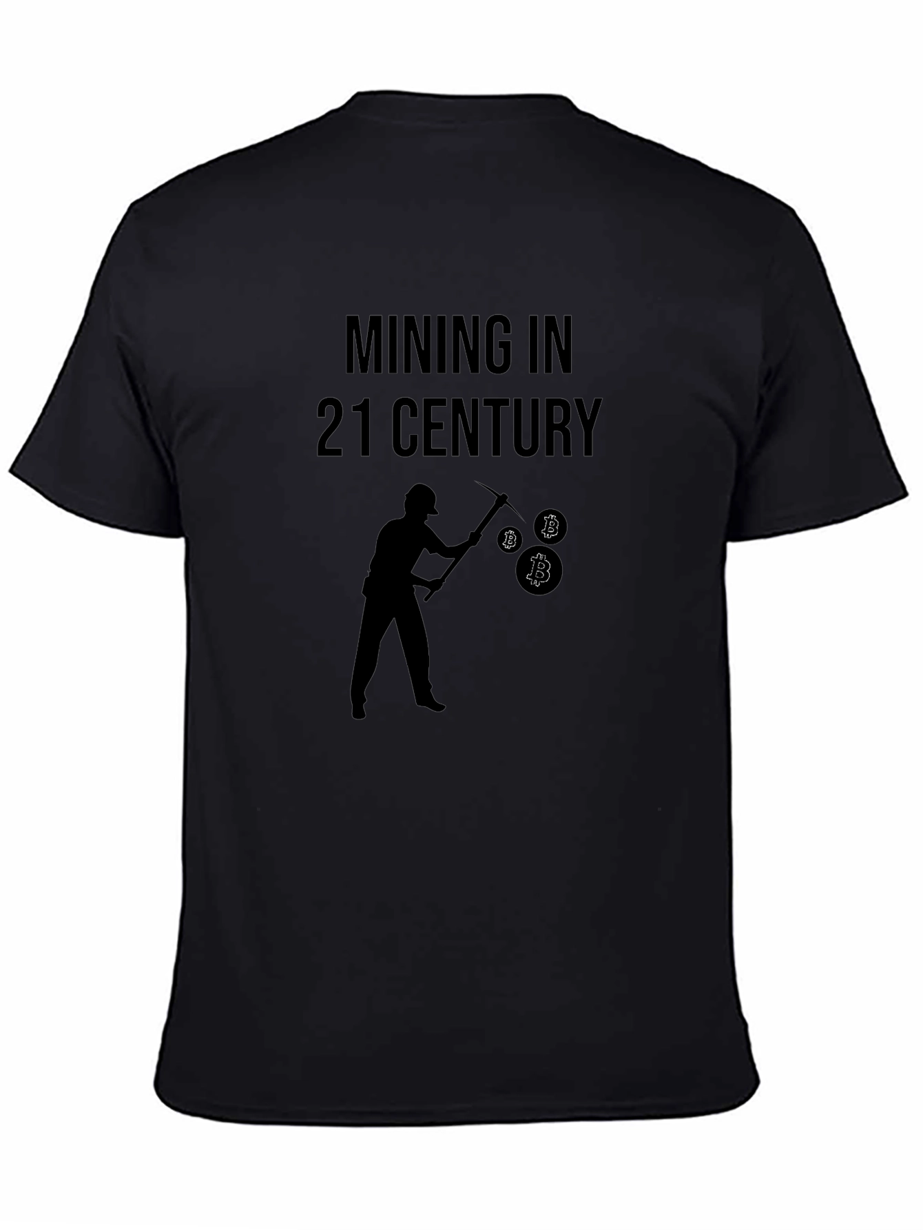 Mining in 21st Century T-Shirt Bitcoin Miner