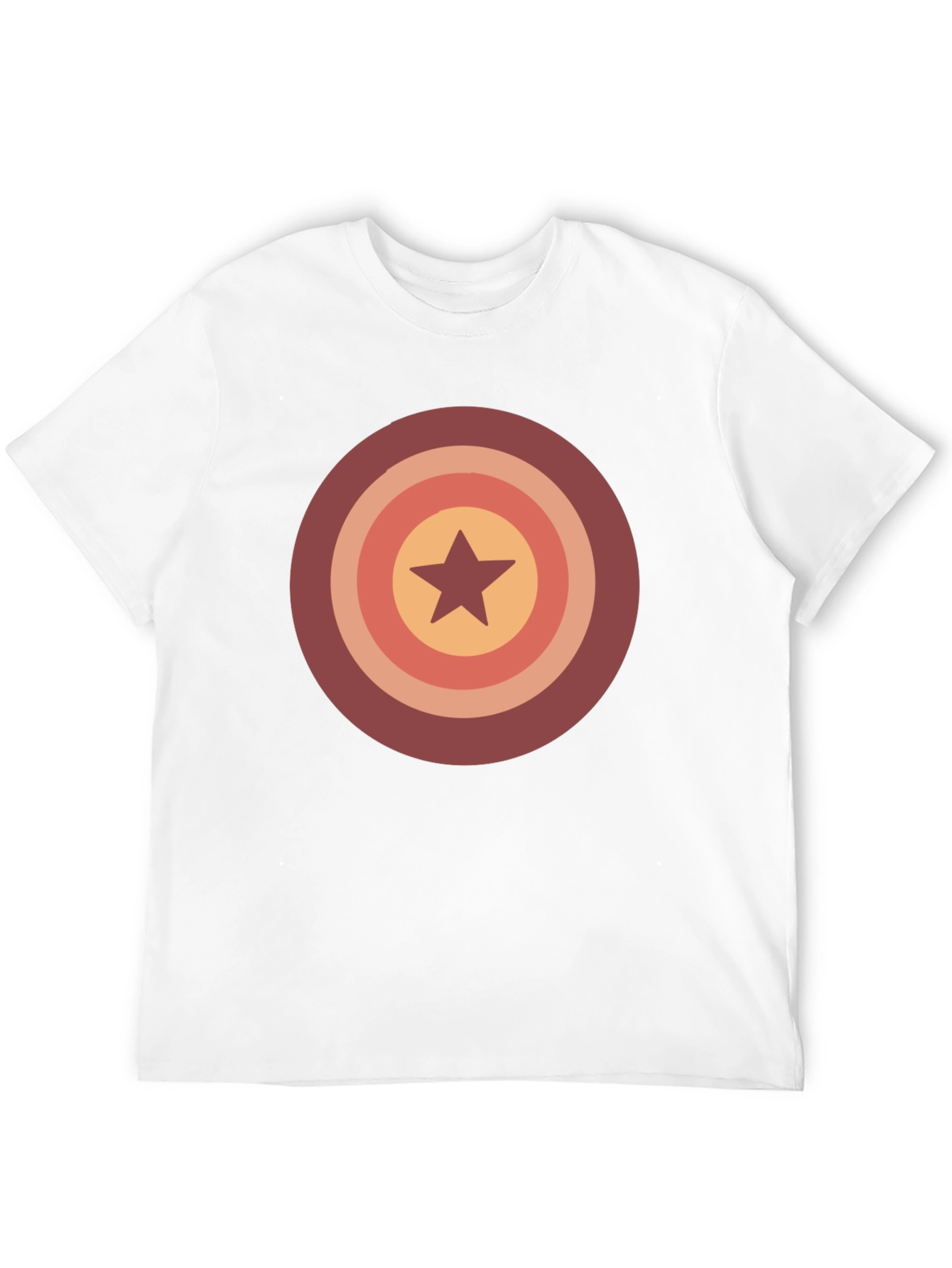 Retro Star Target Graphic Tee - Casual Wear