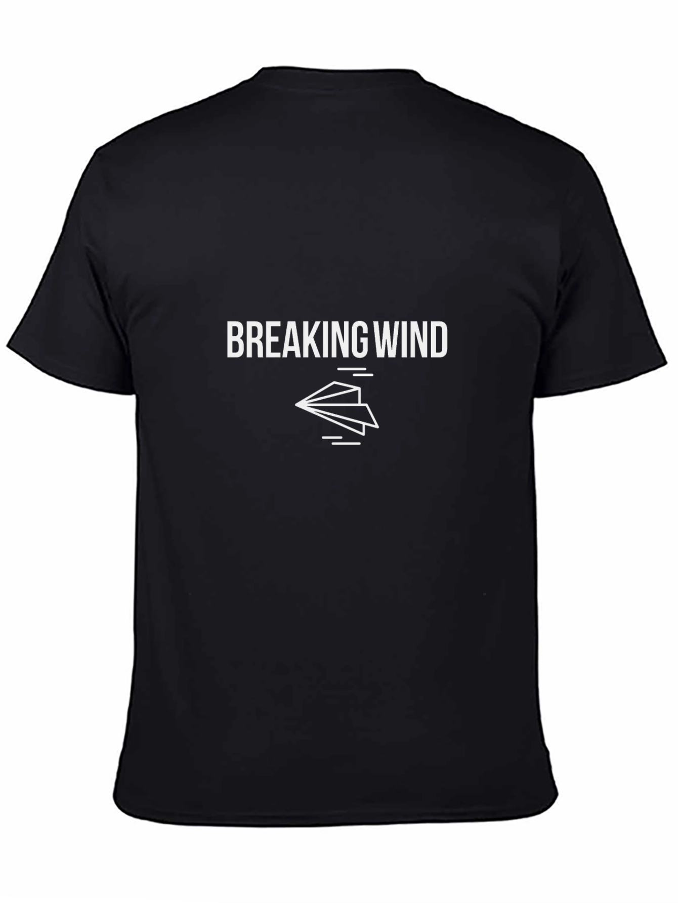 Breaking Wind Graphic Tee - Paper Airplane T-Shirt