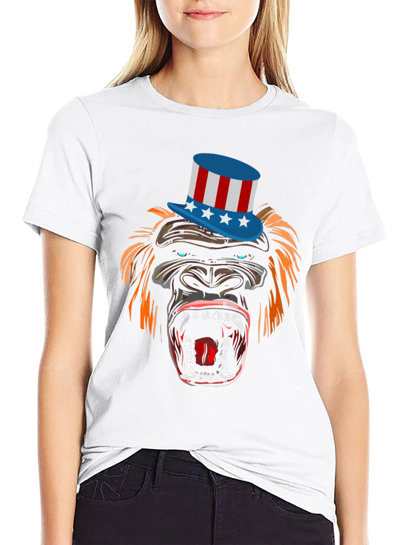 Patriotic Gorilla T-Shirt