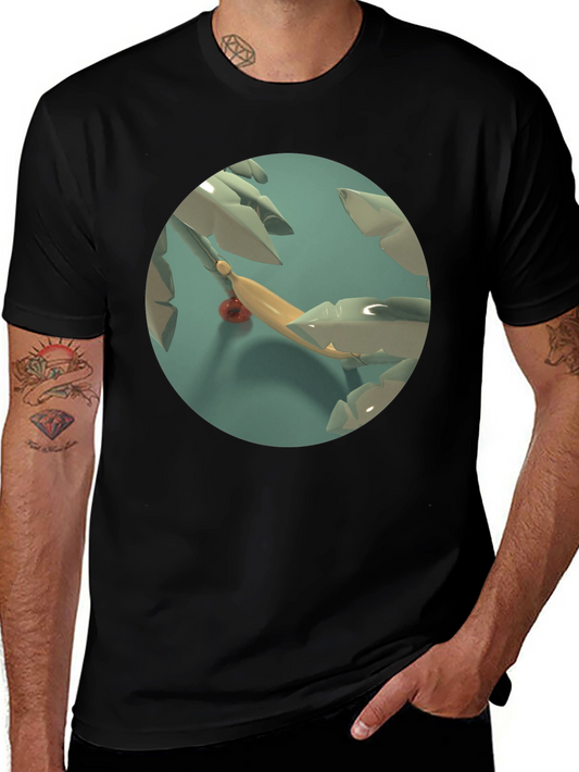 Abstract Art T-Shirt - Modern Graphic Tee