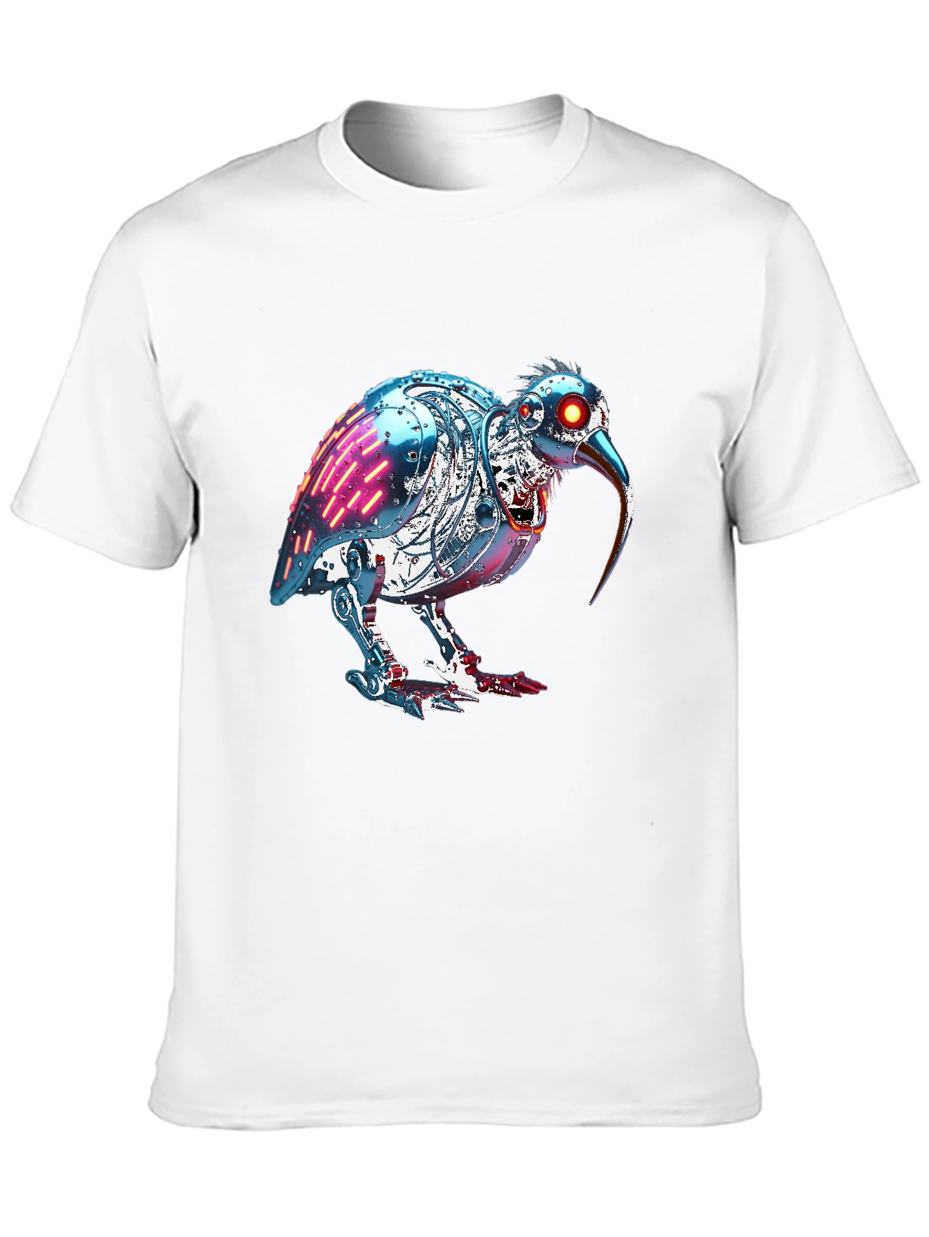Robotic Kiwi Bird Graphic Tee