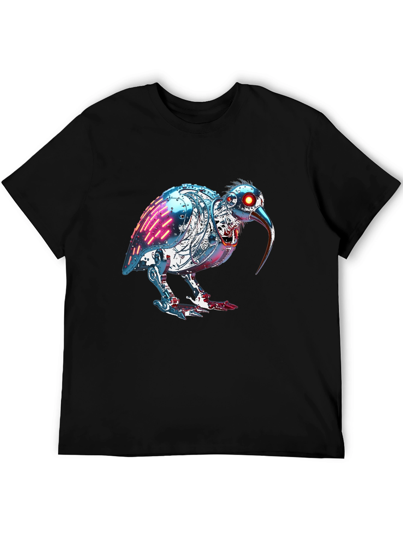 Robotic Kiwi Bird Graphic Tee