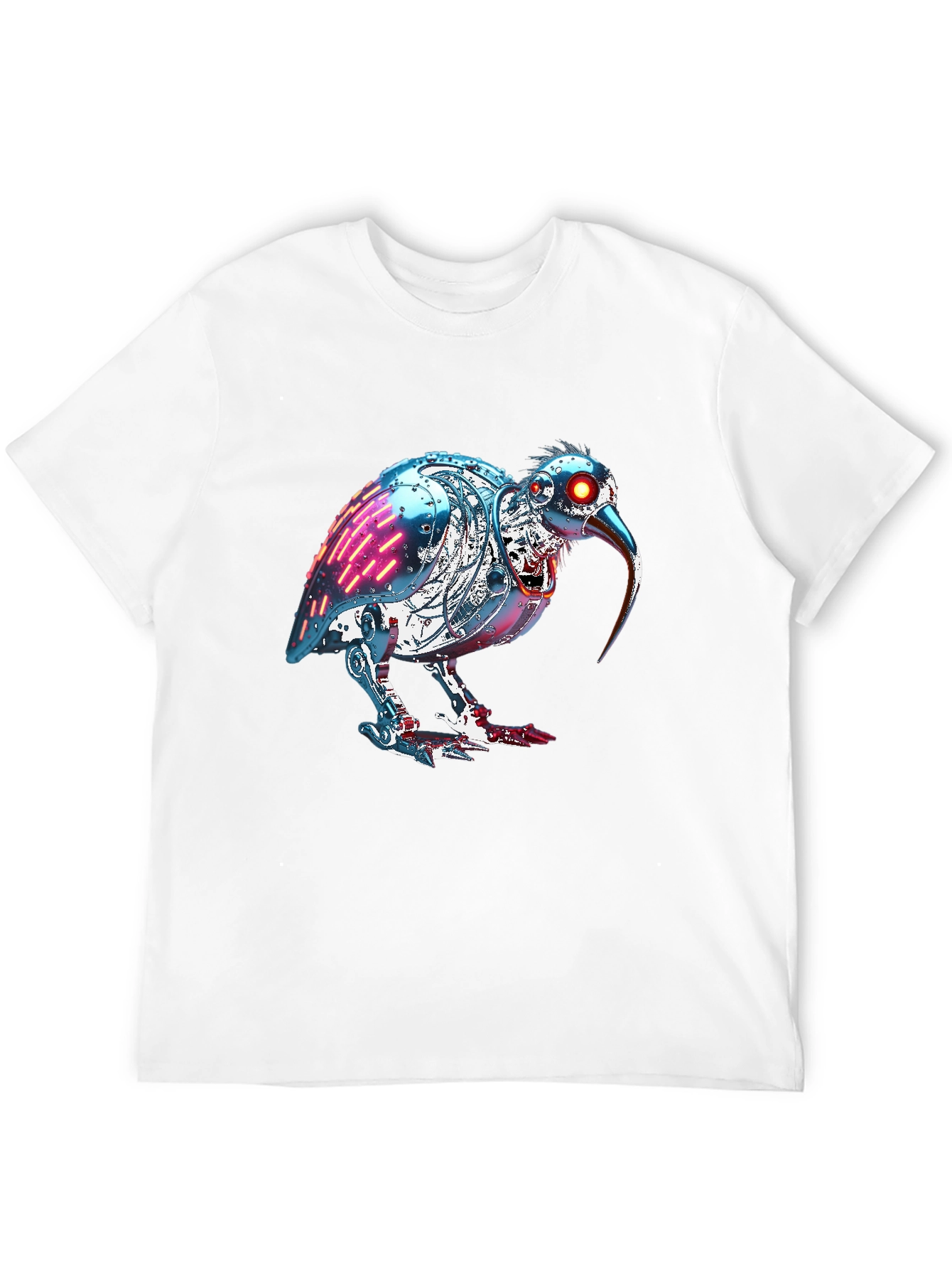 Robotic Kiwi Bird Graphic Tee