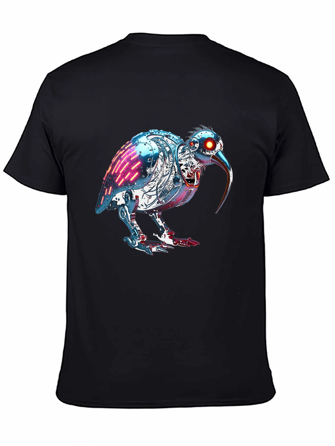 Robotic Kiwi Bird Graphic Tee