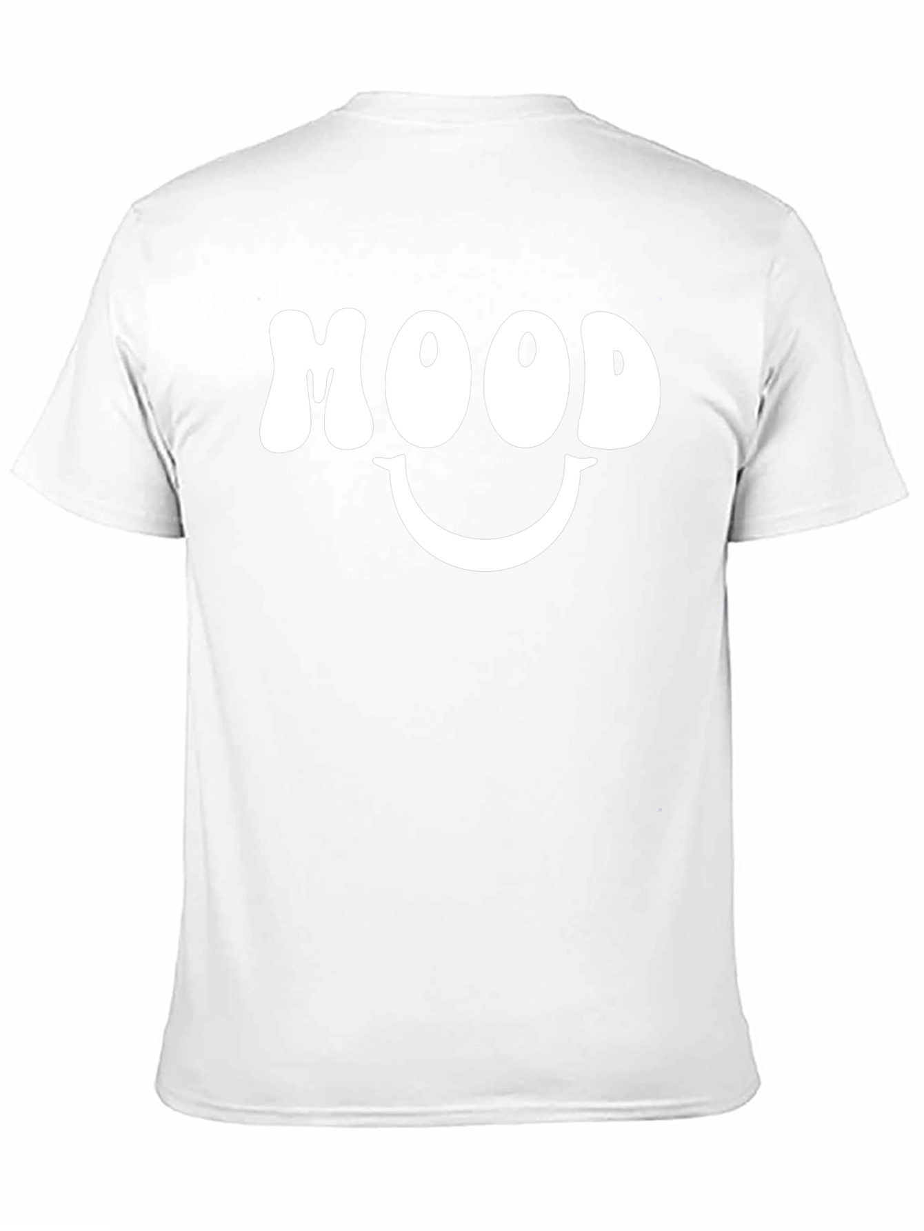 Mood Smiley Face Graphic Tee - Black