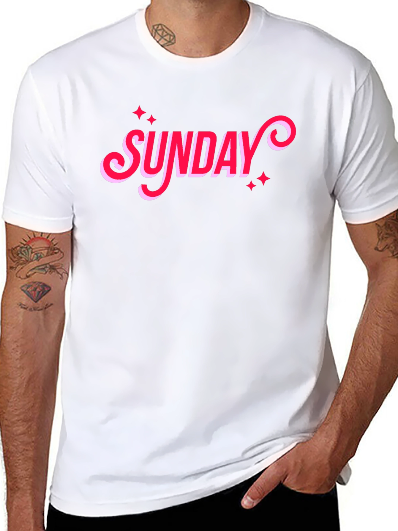 Sunday Graphic T-Shirt - Casual Style