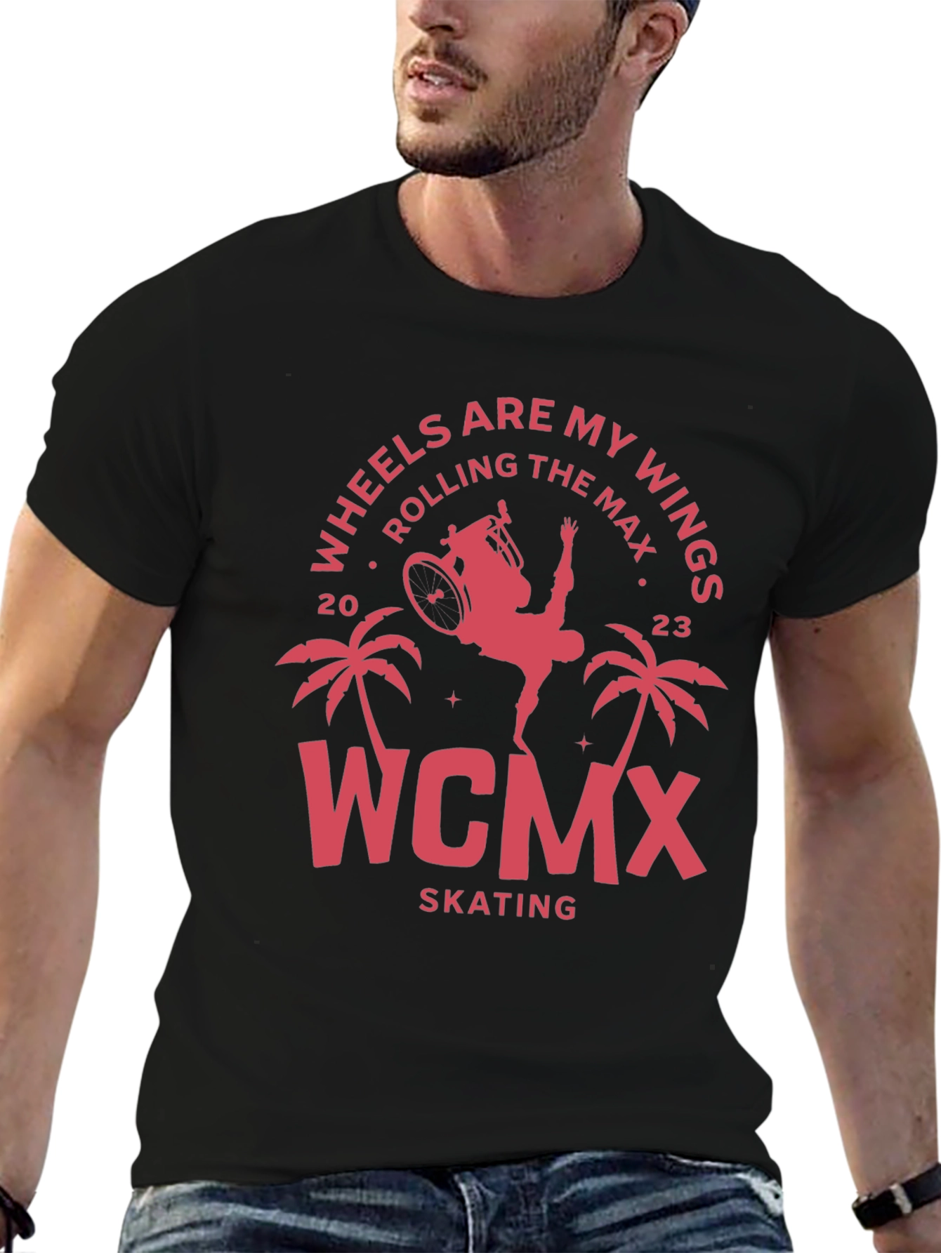 Wheels Are My Wings Skating T-Shirt
