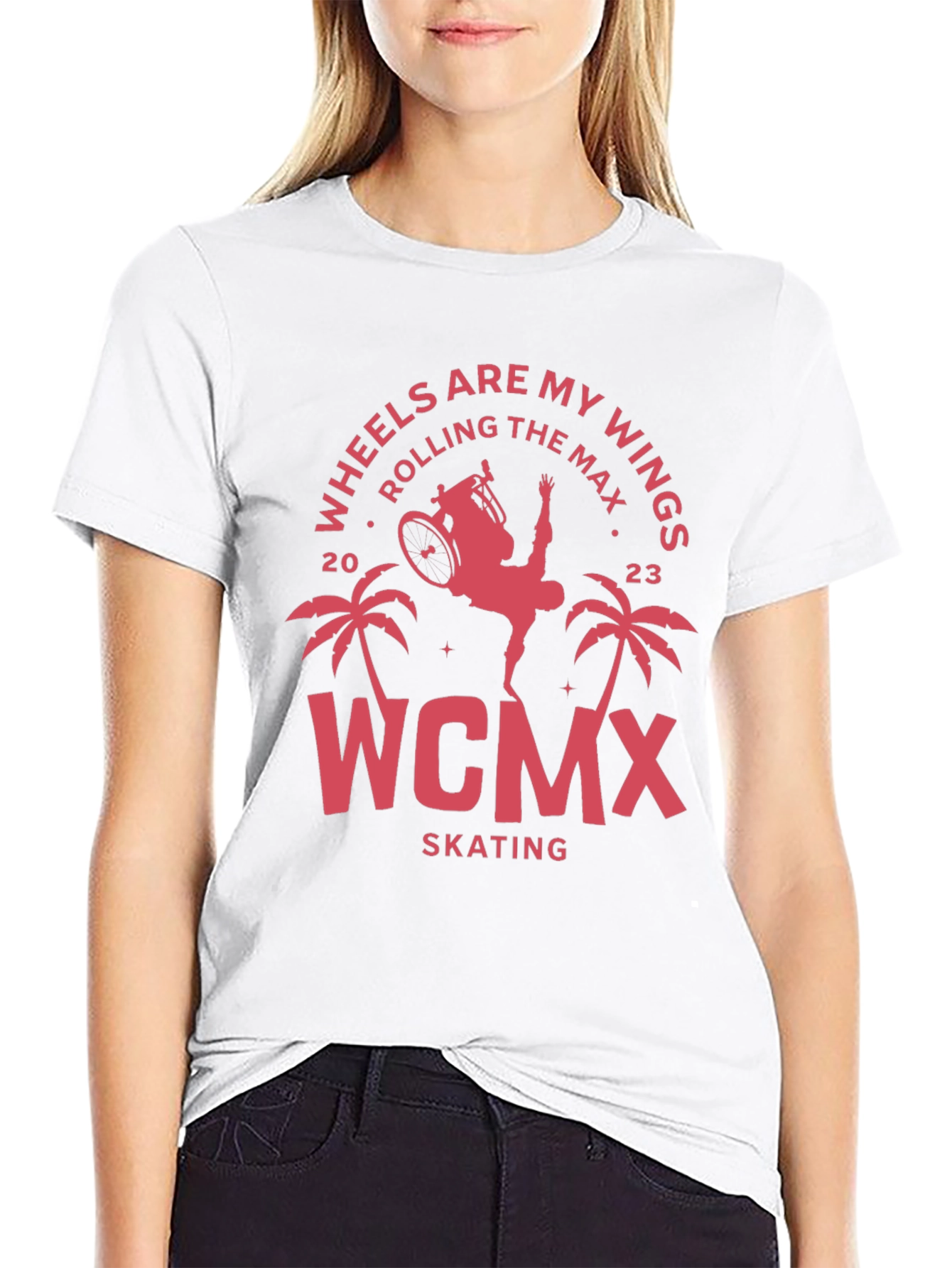 Wheels Are My Wings Skating T-Shirt