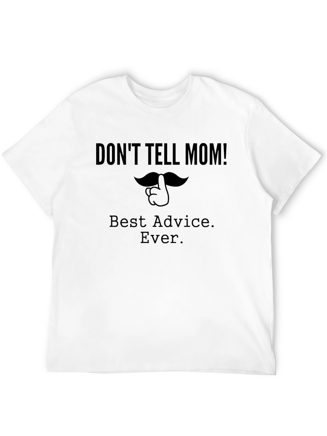 Dont Tell Mom Black Graphic Tee