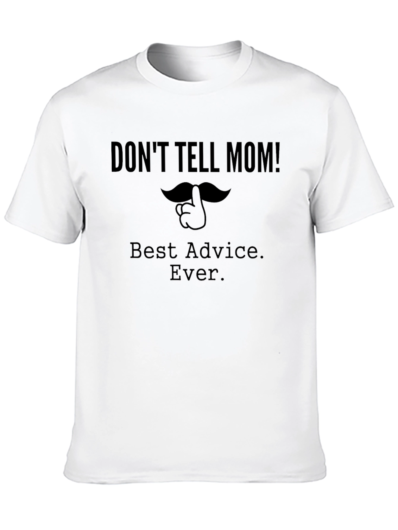 Dont Tell Mom Black Graphic Tee