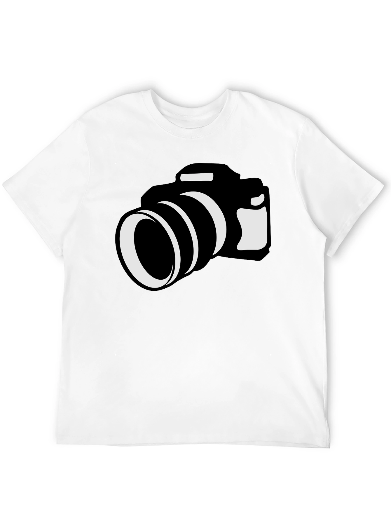 Photographer T-Shirt: Black Camera Graphic Tee