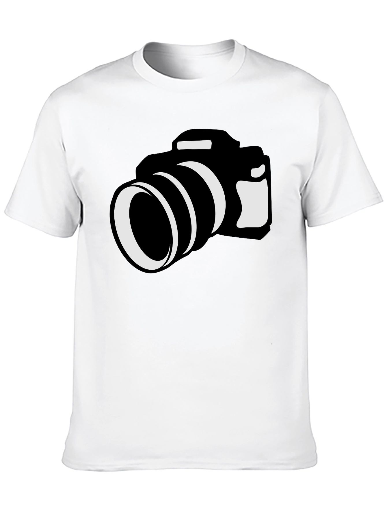 Photographer T-Shirt: Black Camera Graphic Tee