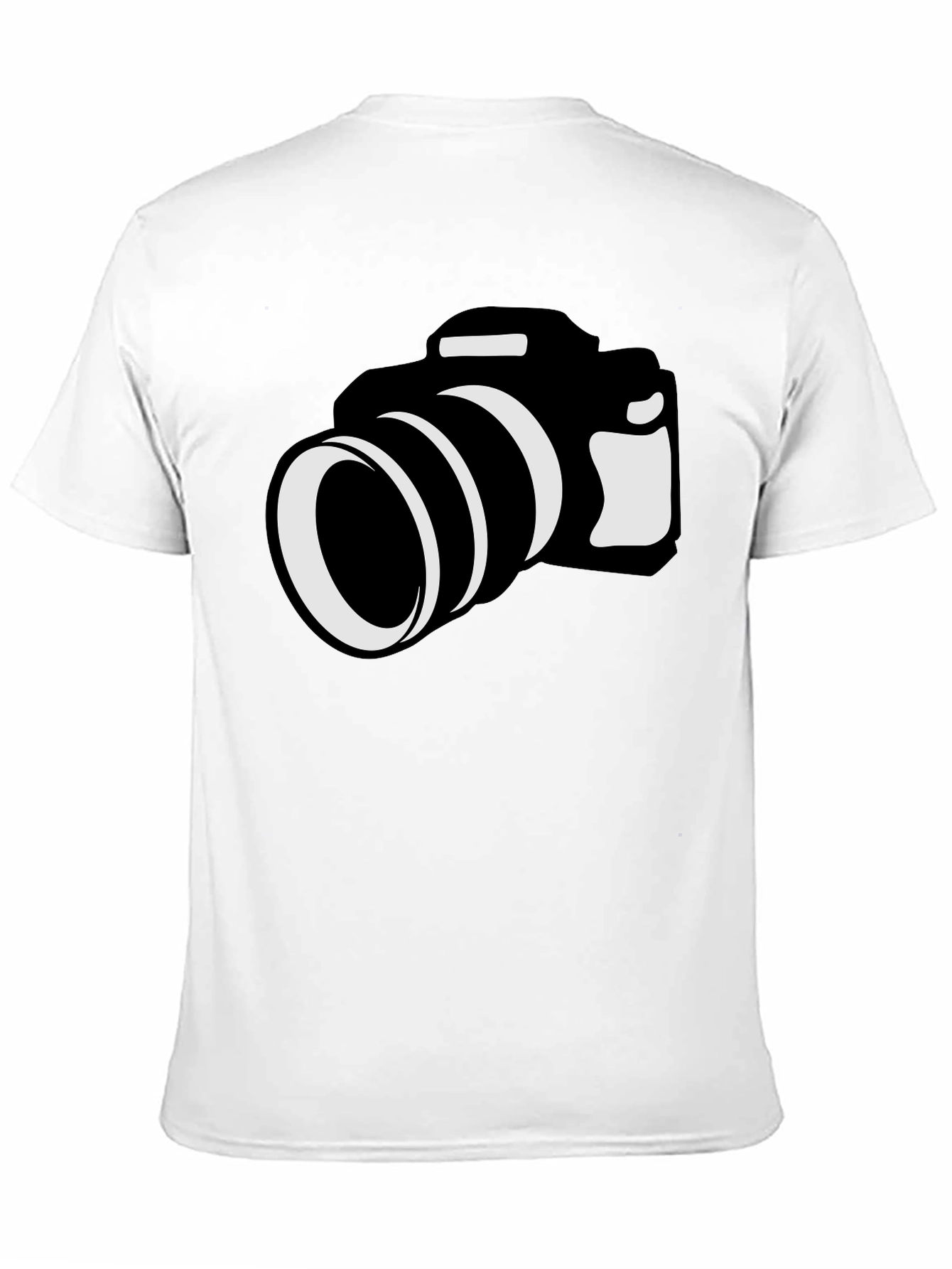Photographer T-Shirt: Black Camera Graphic Tee