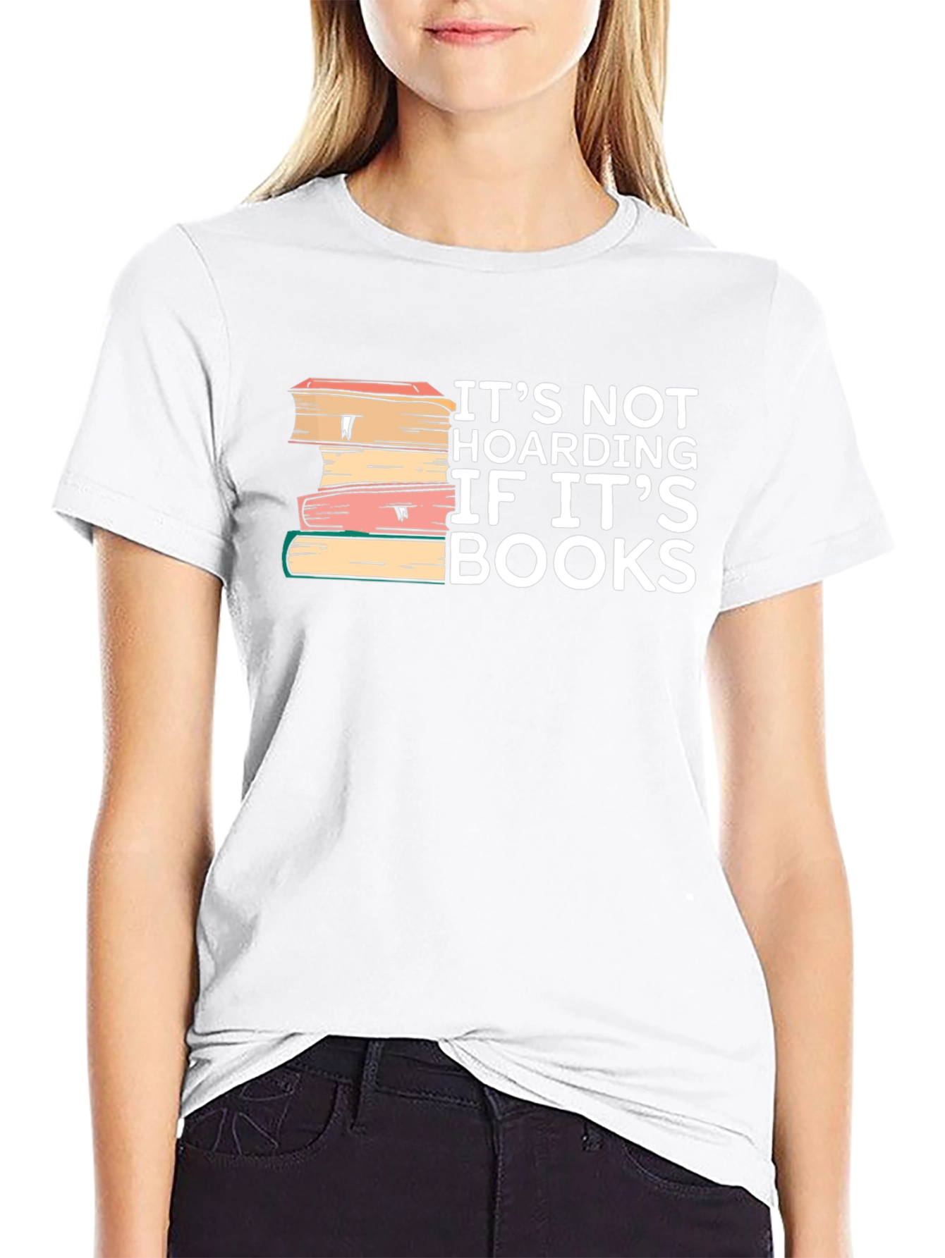 Book Lover T-Shirt - Its Not Hoarding Funny Tee