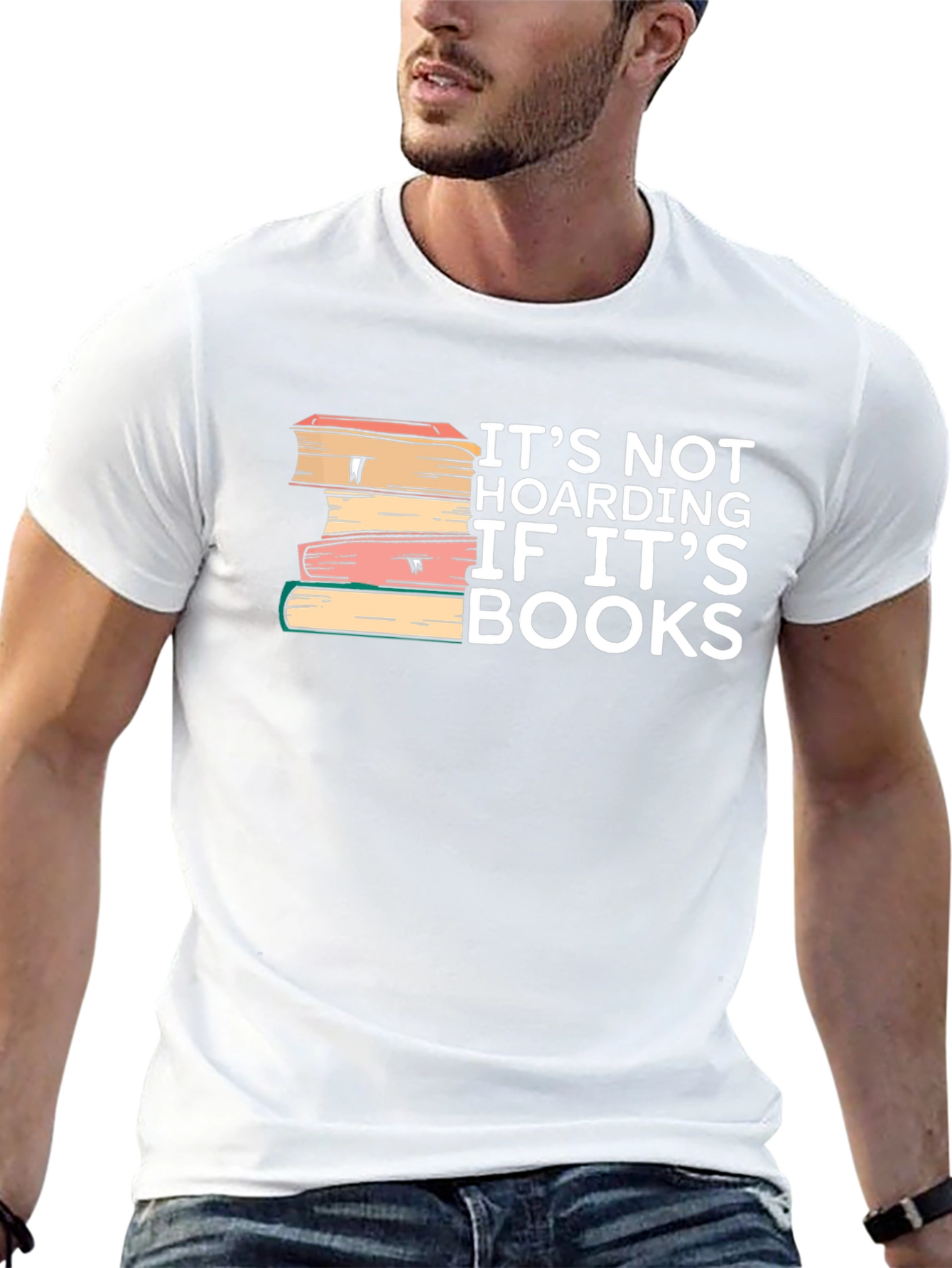 Book Lover T-Shirt - Its Not Hoarding Funny Tee