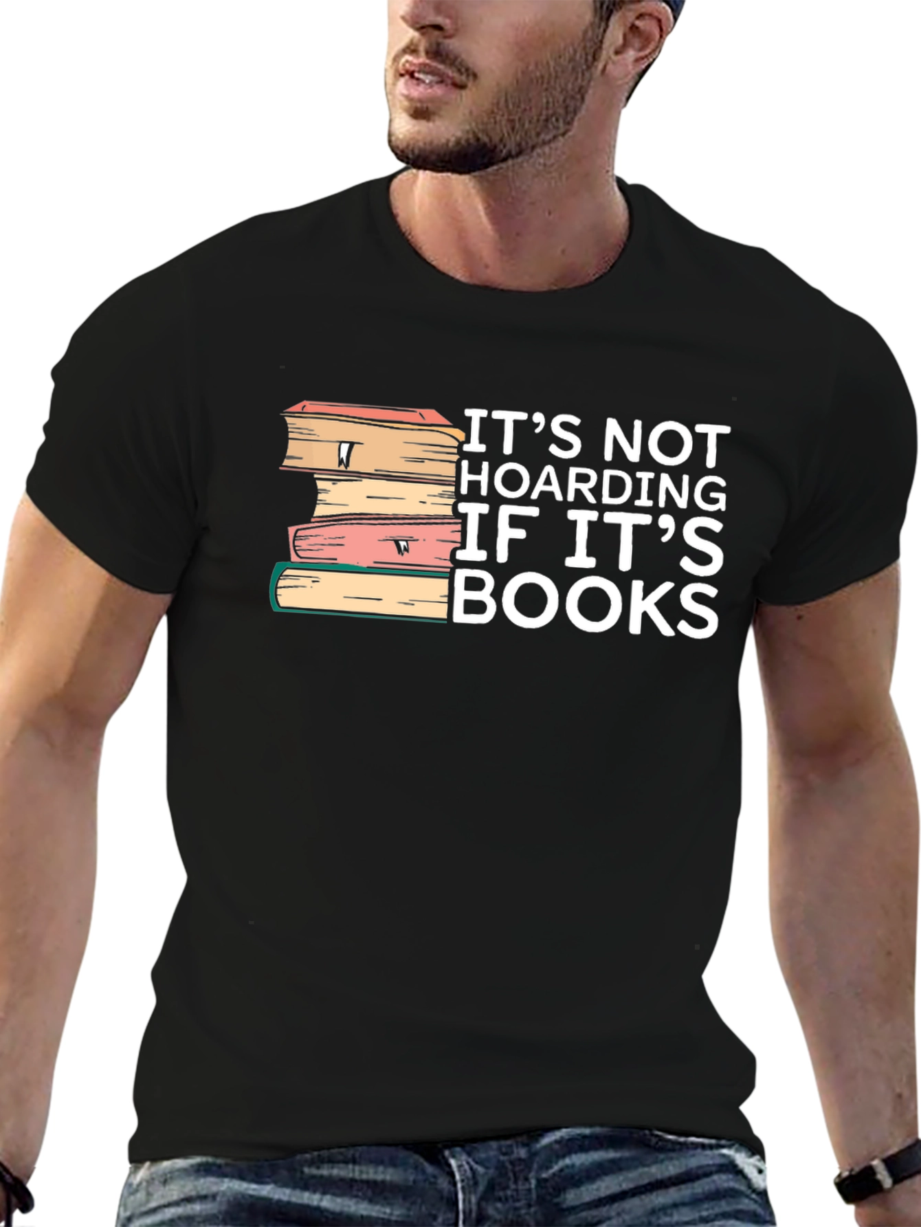 Book Lover T-Shirt - Its Not Hoarding Funny Tee