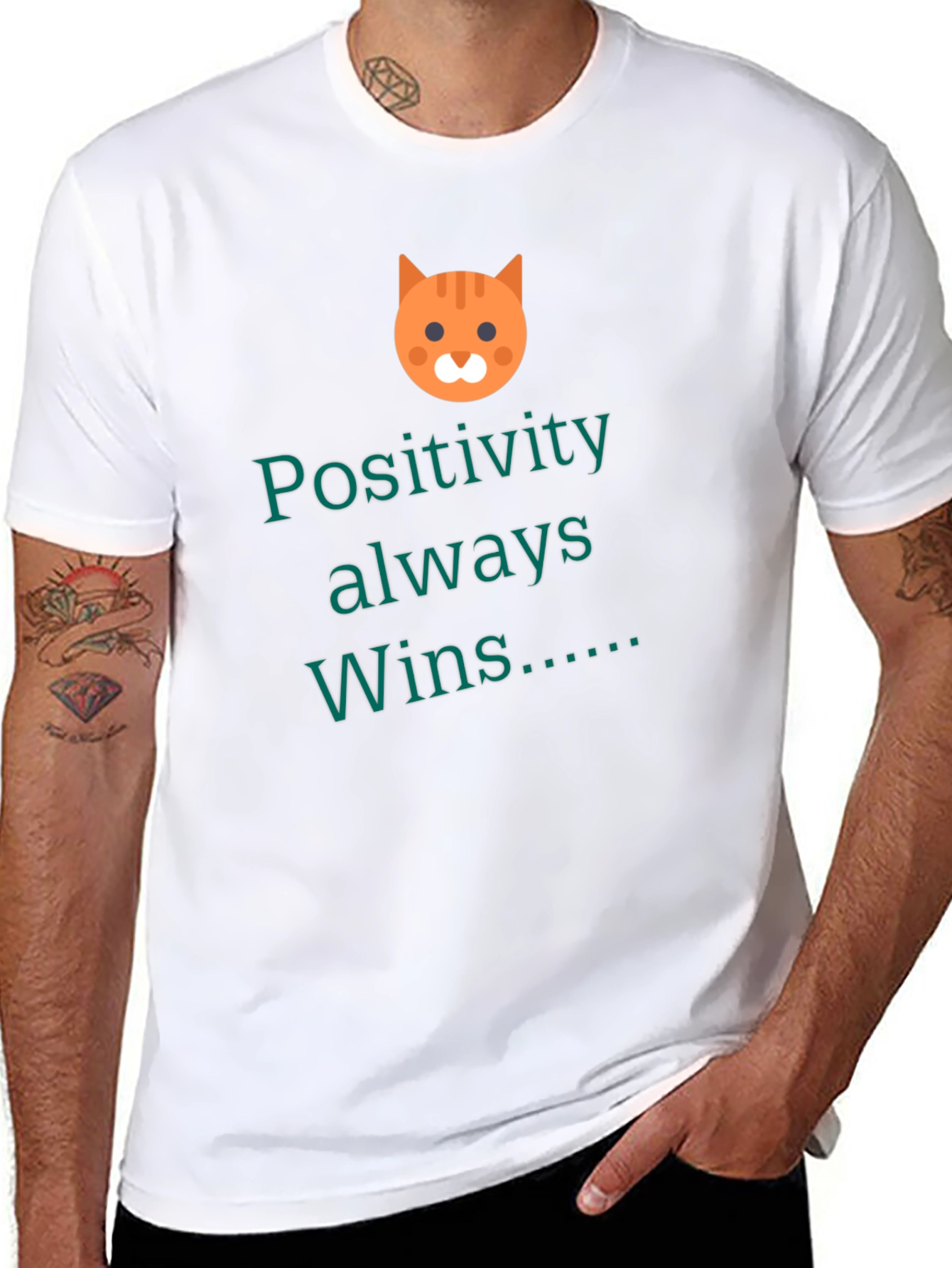 Positivity Wins Graphic Tee