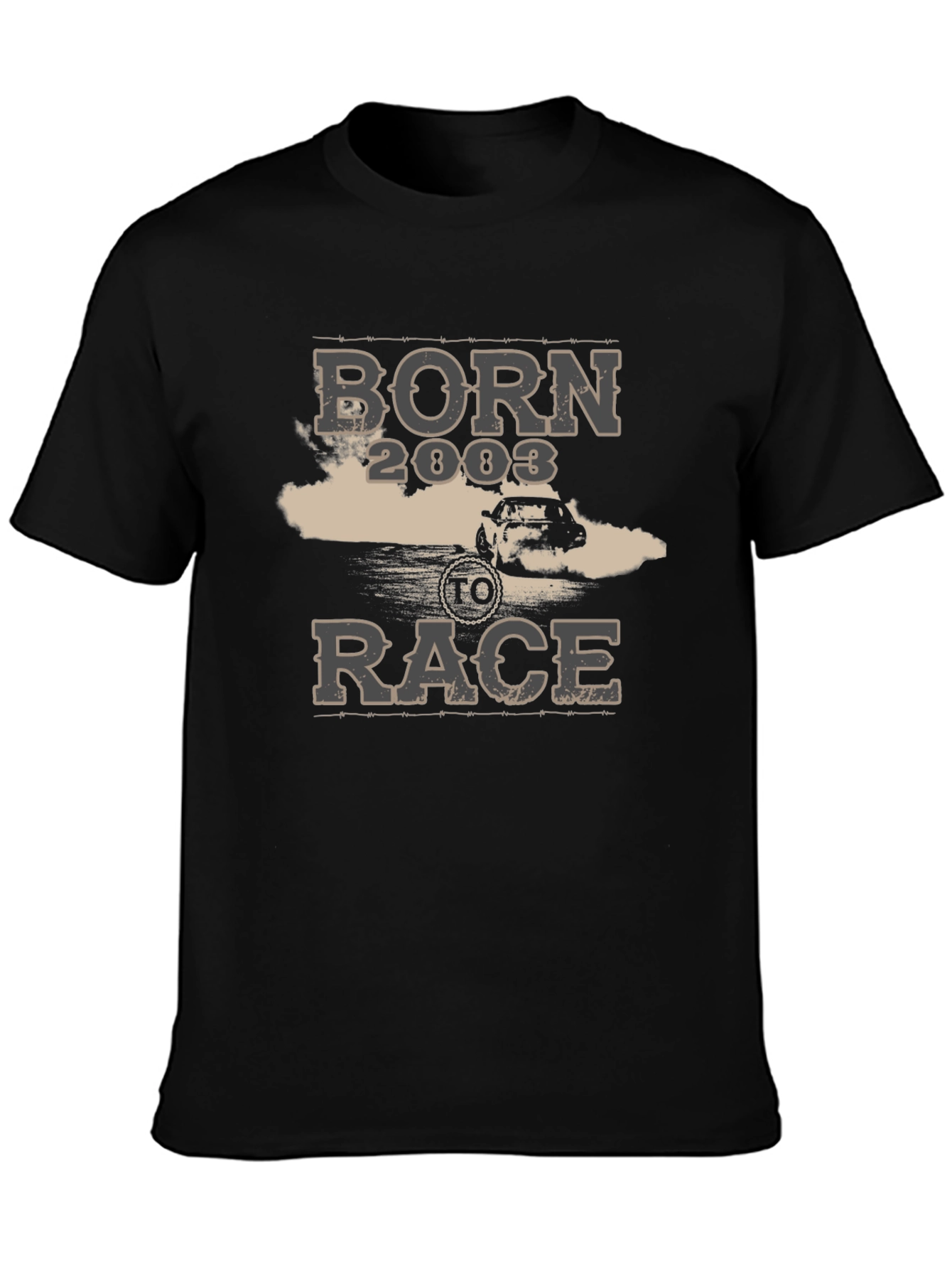 Born 2003 To Race T-Shirt - Black