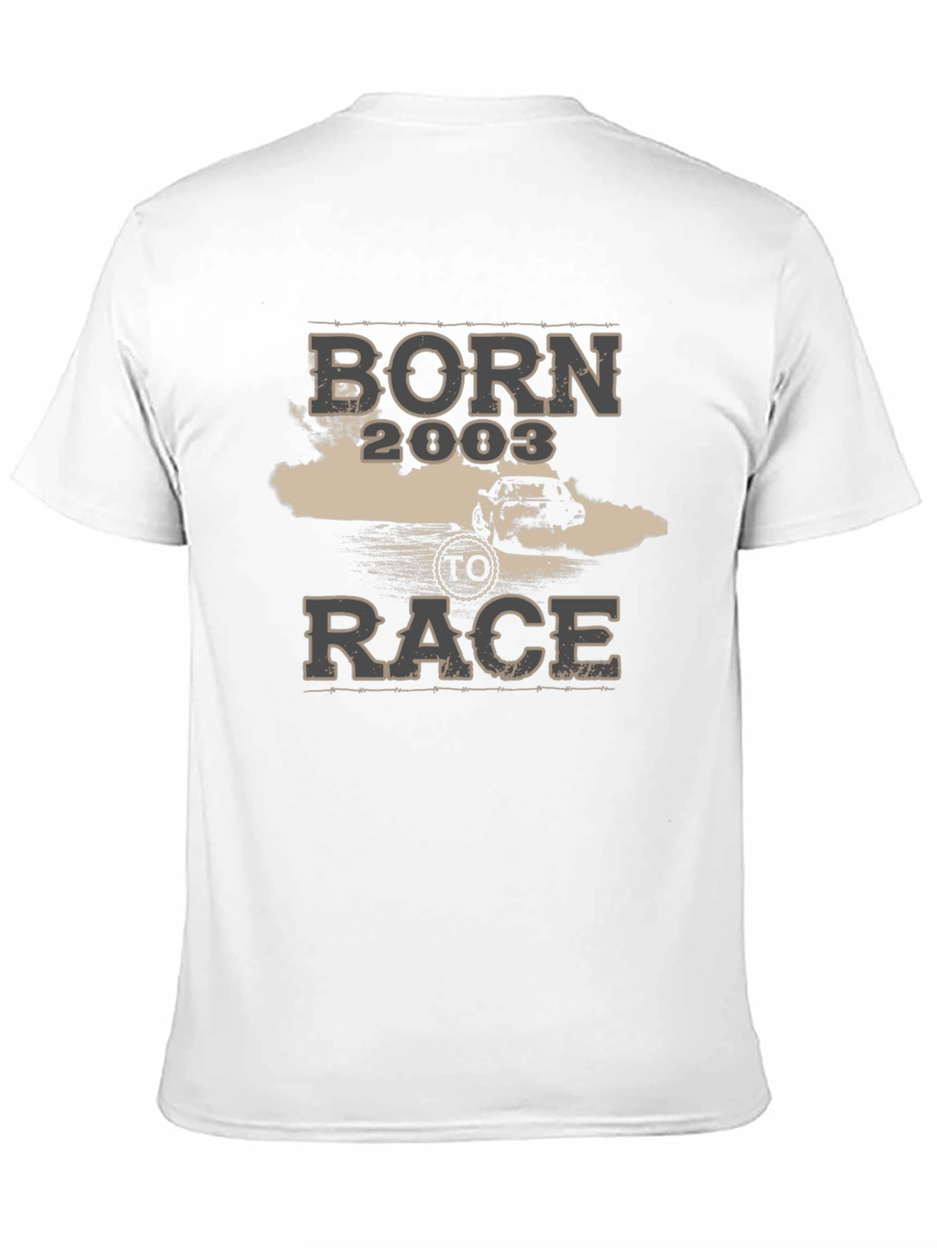 Born 2003 To Race T-Shirt - Black