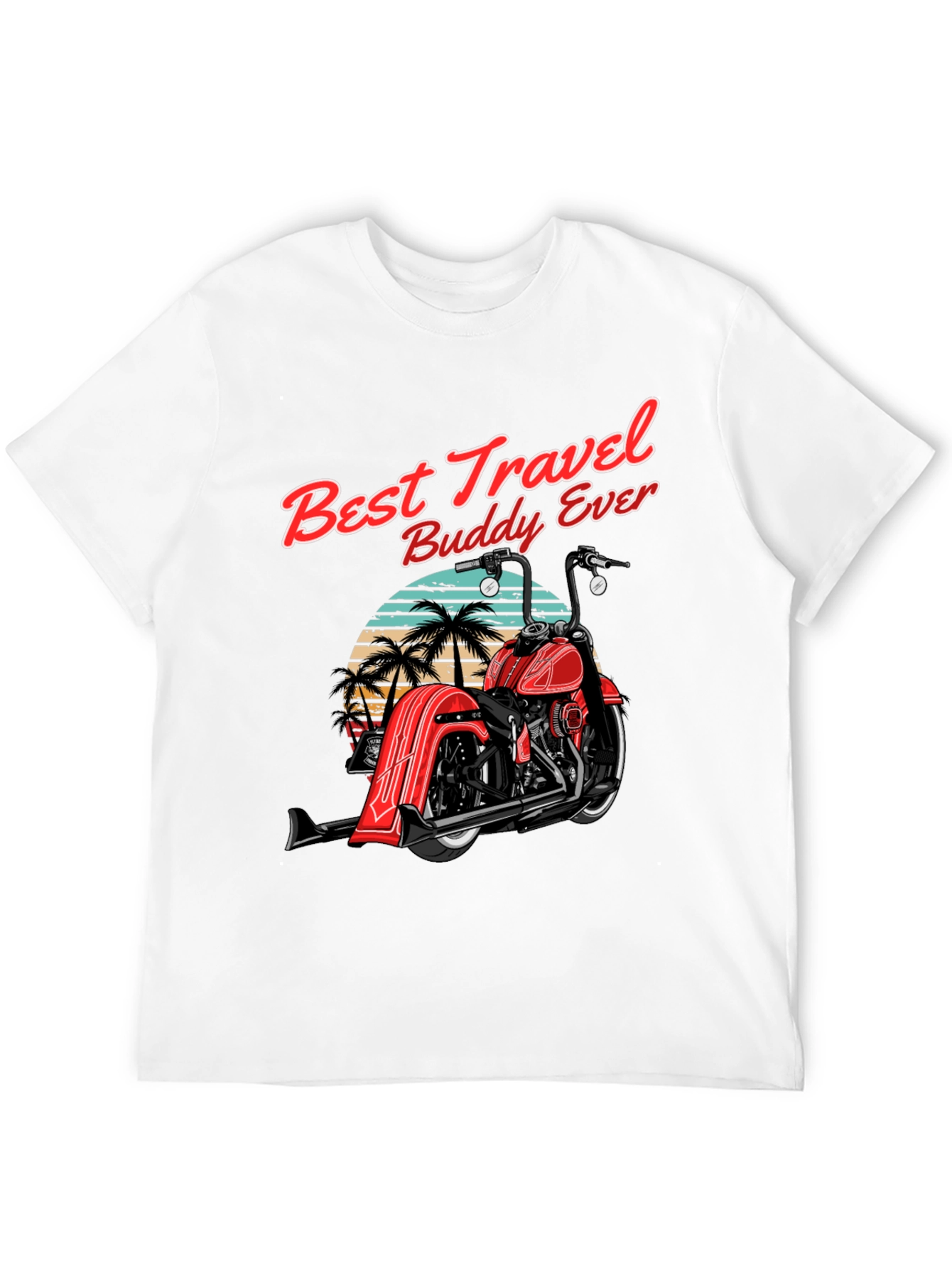 Best Travel Buddy Motorcycle T-Shirt