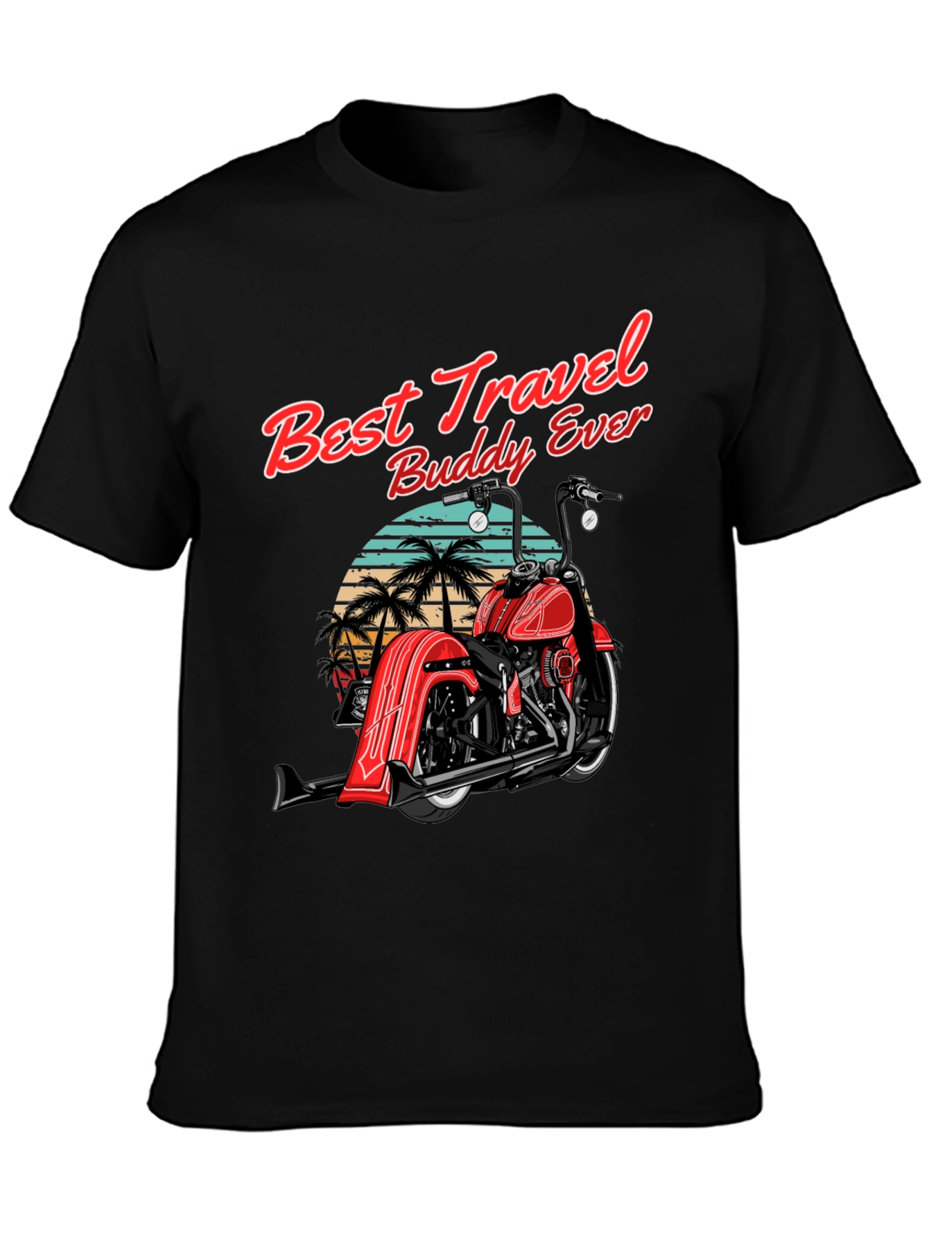 Best Travel Buddy Motorcycle T-Shirt