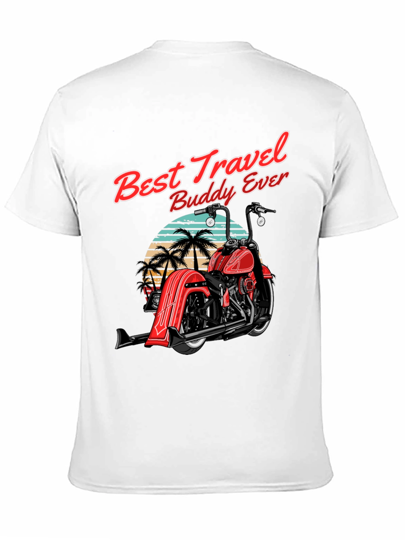 Best Travel Buddy Motorcycle T-Shirt