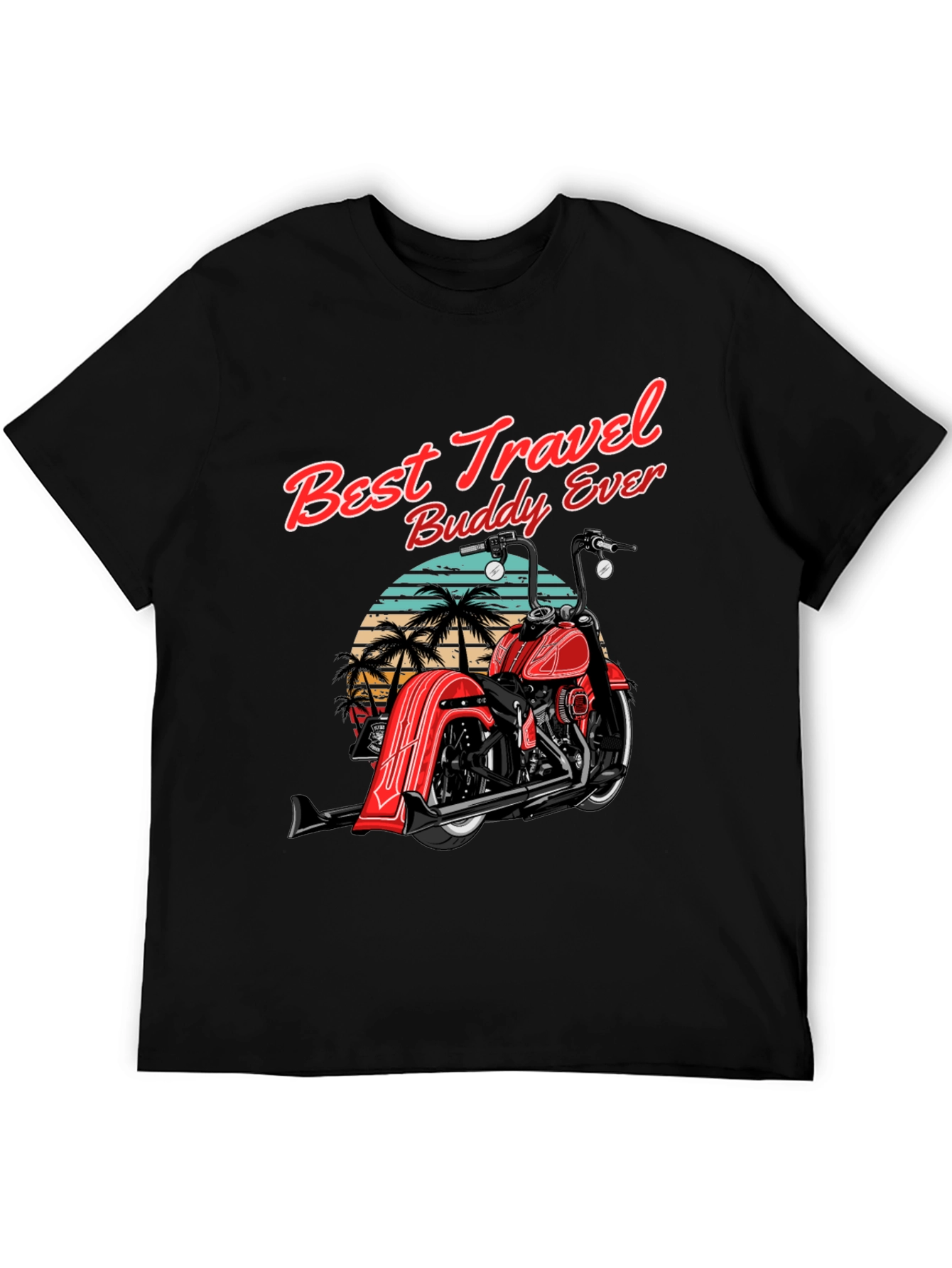 Best Travel Buddy Motorcycle T-Shirt