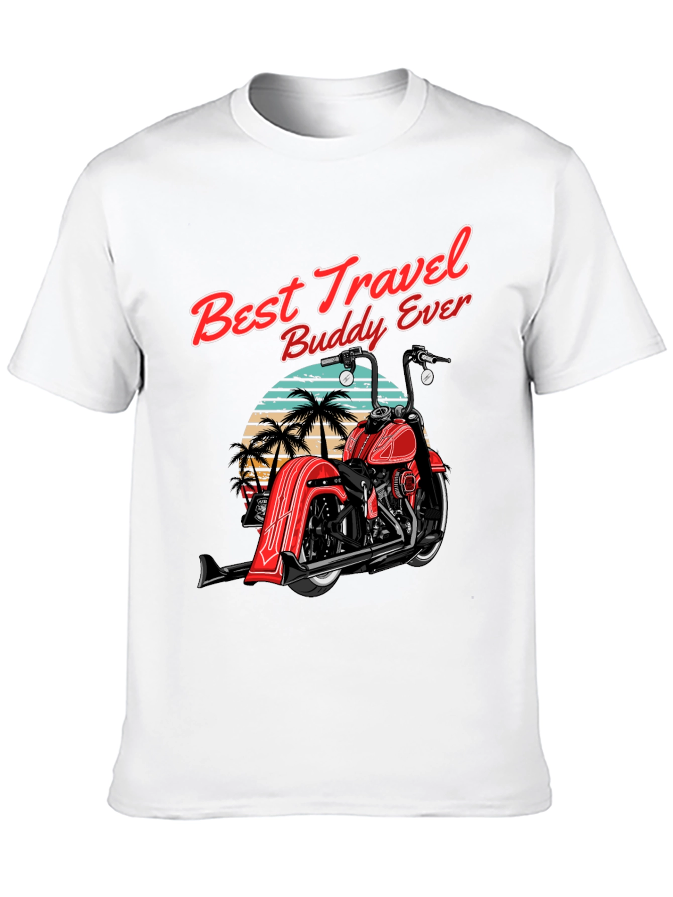 Best Travel Buddy Motorcycle T-Shirt
