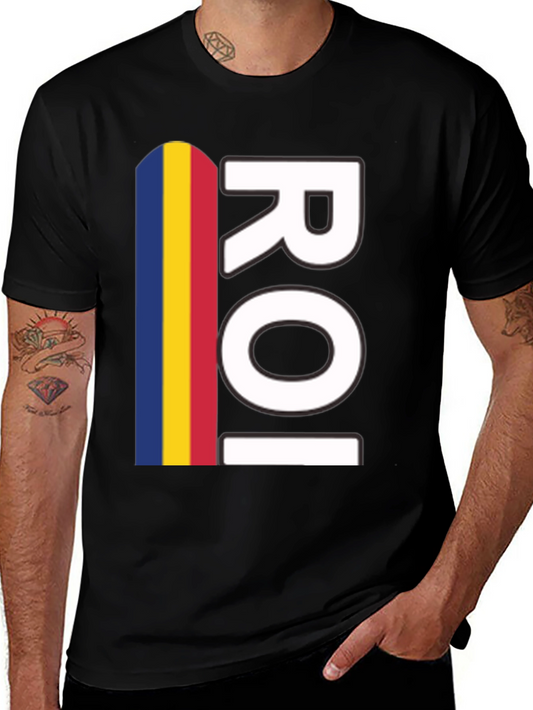 Romania ROI Flag T-Shirt Pride Tee