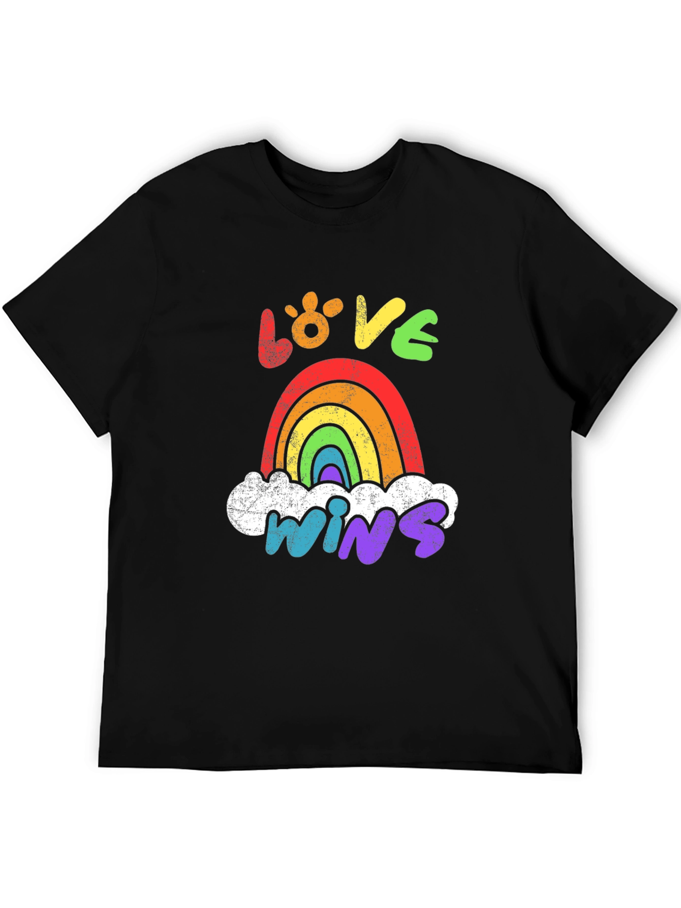 Love Wins Rainbow Graphic Tee