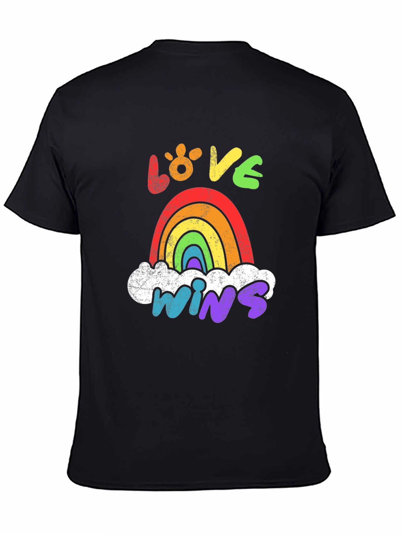 Love Wins Rainbow Graphic Tee