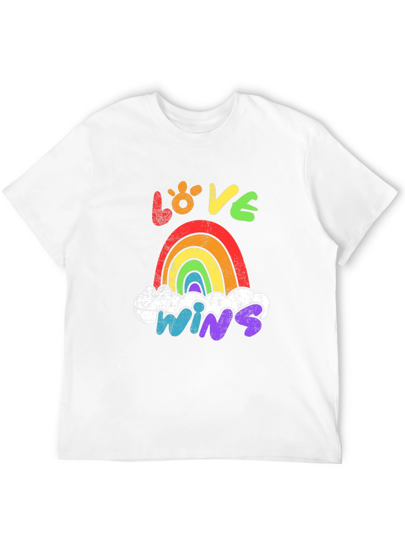 Love Wins Rainbow Graphic Tee