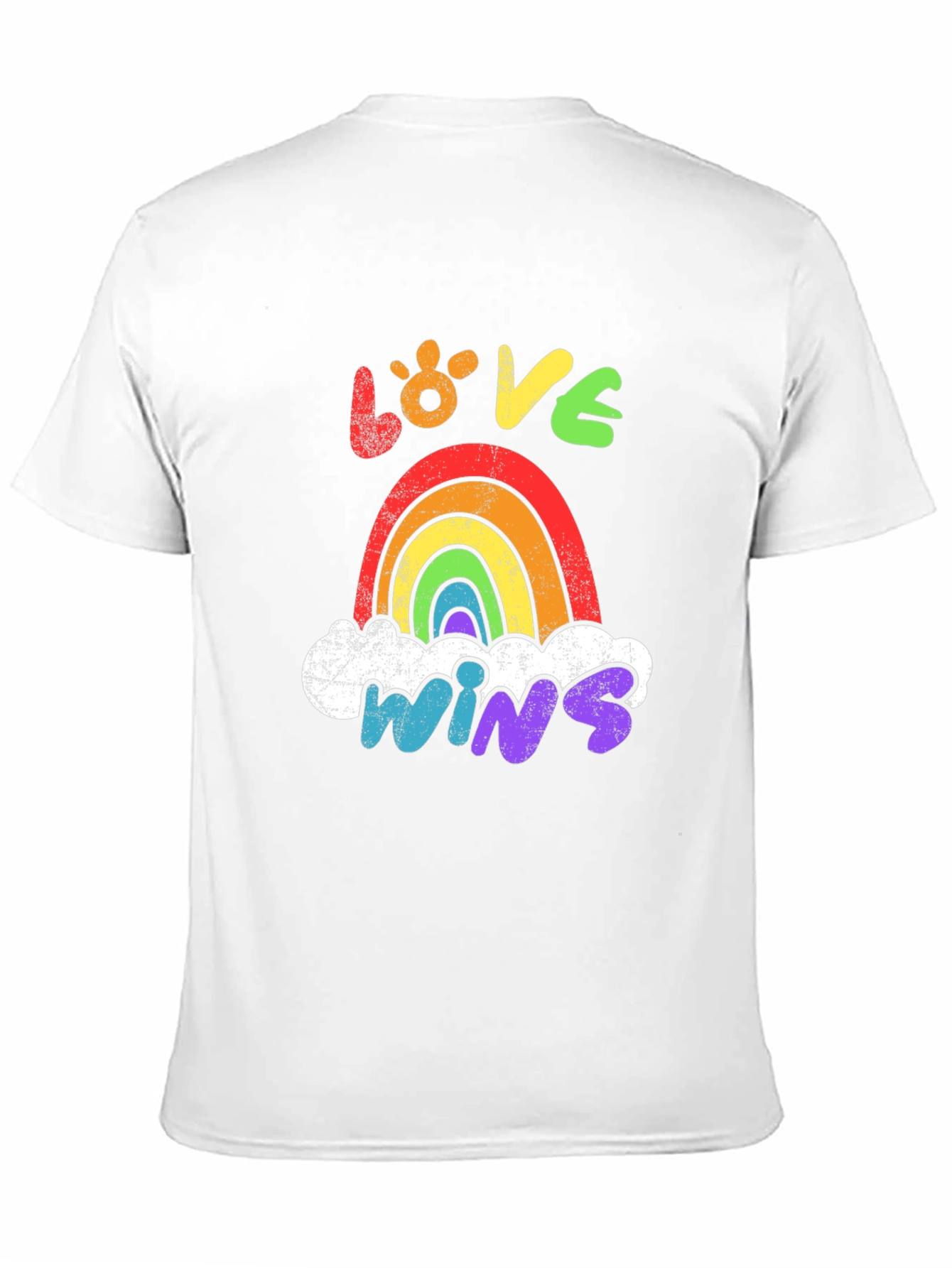 Love Wins Rainbow Graphic Tee