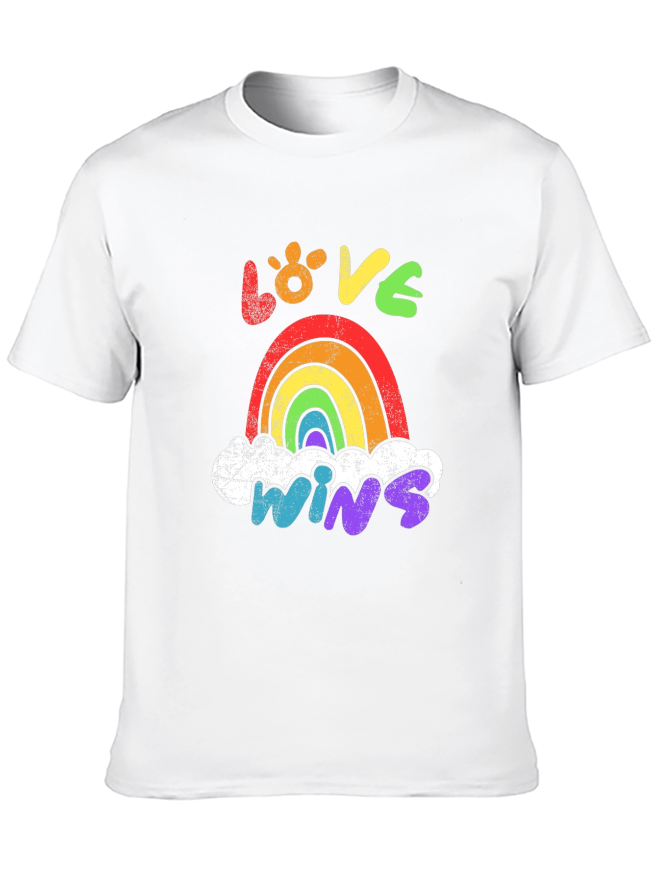 Love Wins Rainbow Graphic Tee