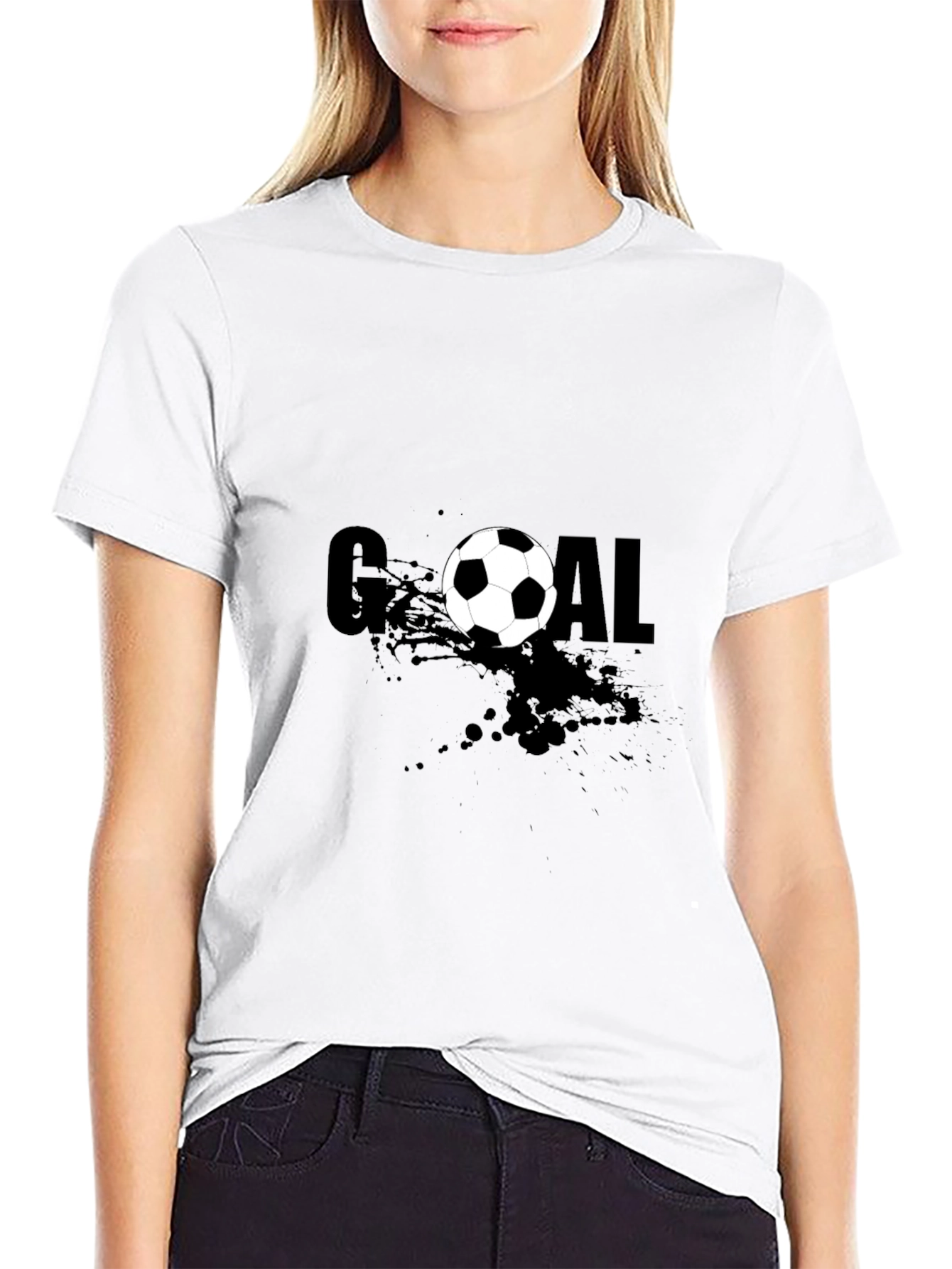 Goal T-Shirt Soccer Ball Design